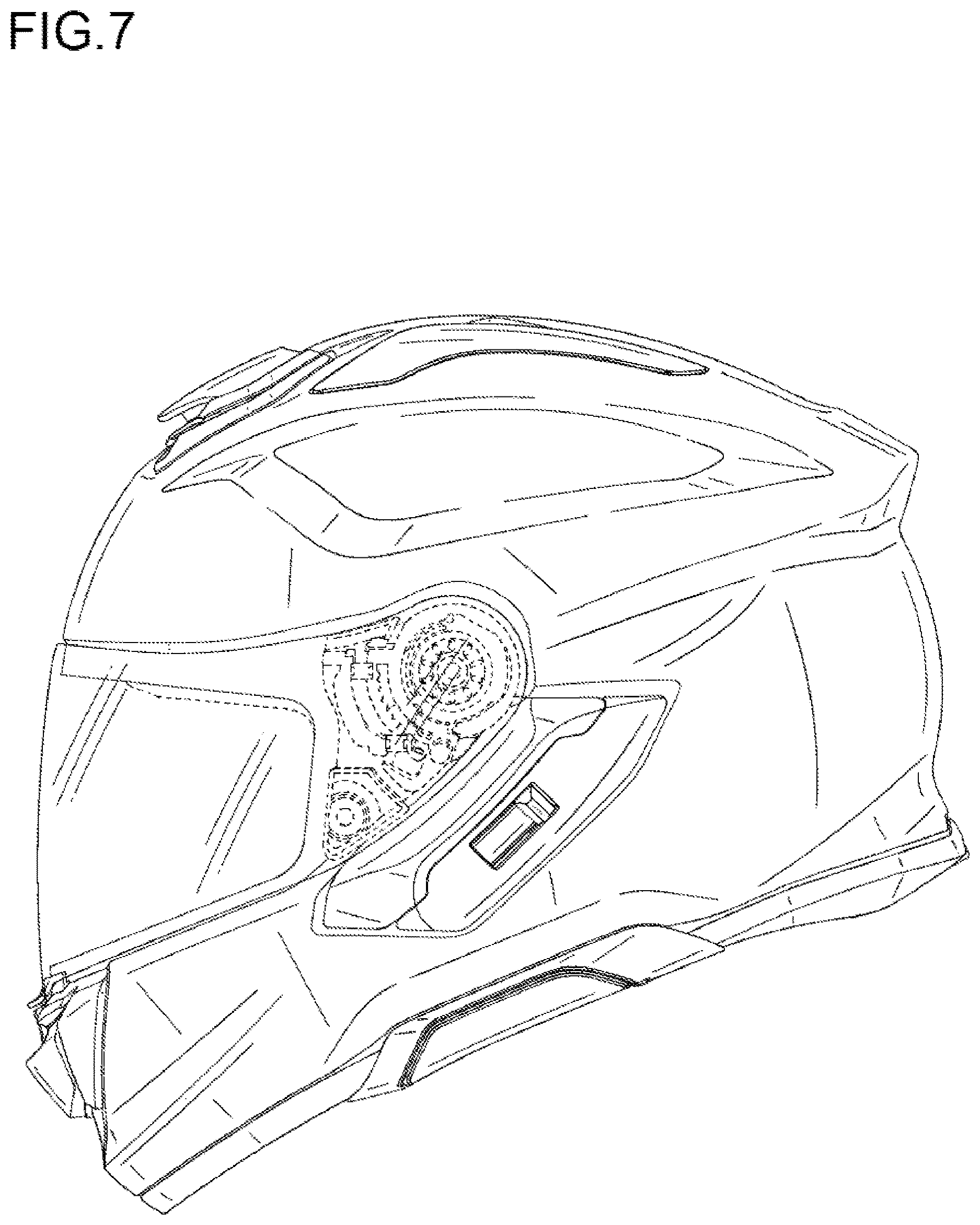 Patent USD1125705 Figure 7 – Helmet