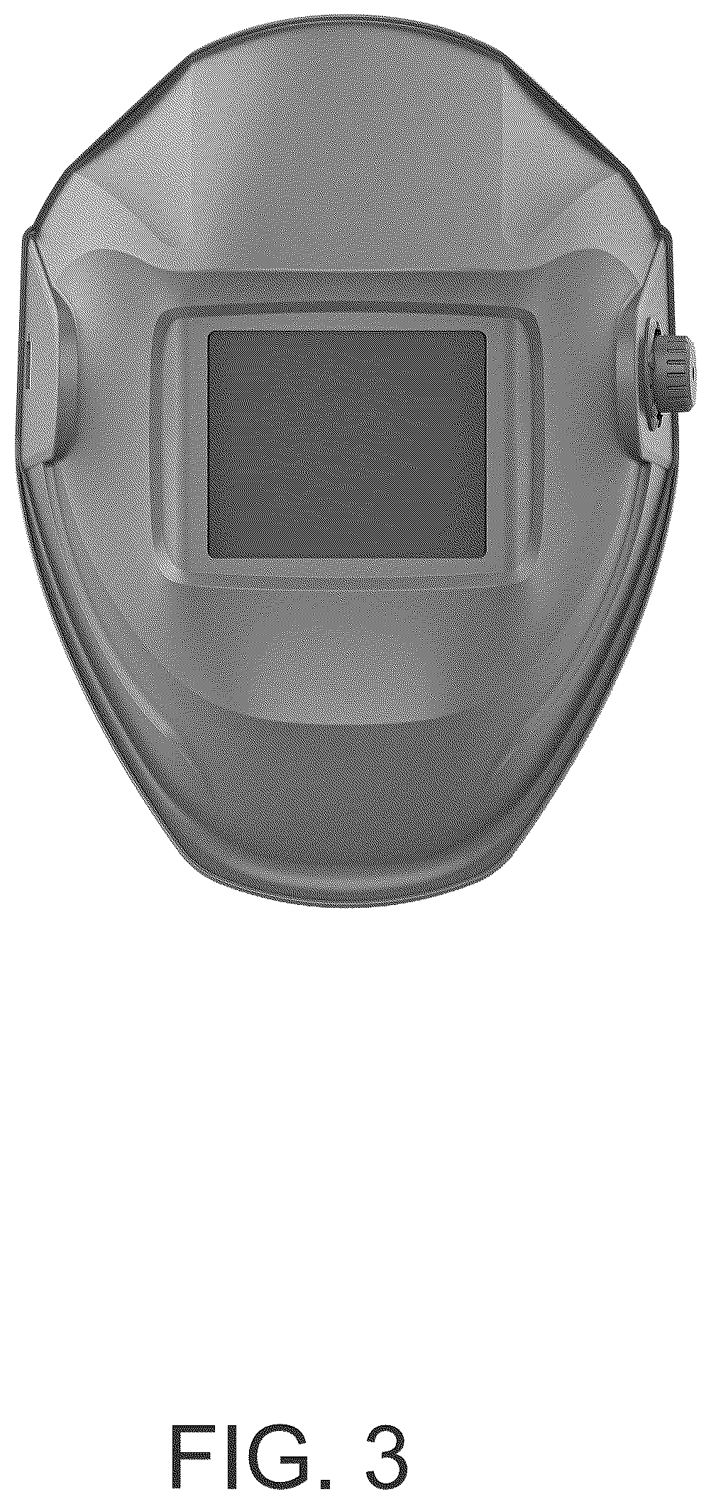 Patent USD1125706 Figure 3 – Welding mask