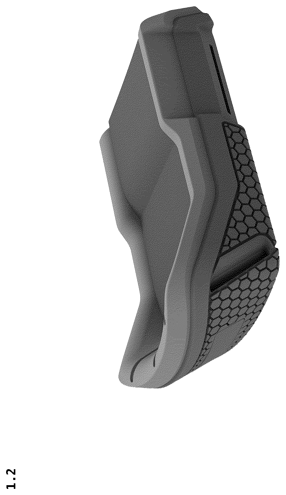 Patent USD1125707 Figure 2 – Knee pad