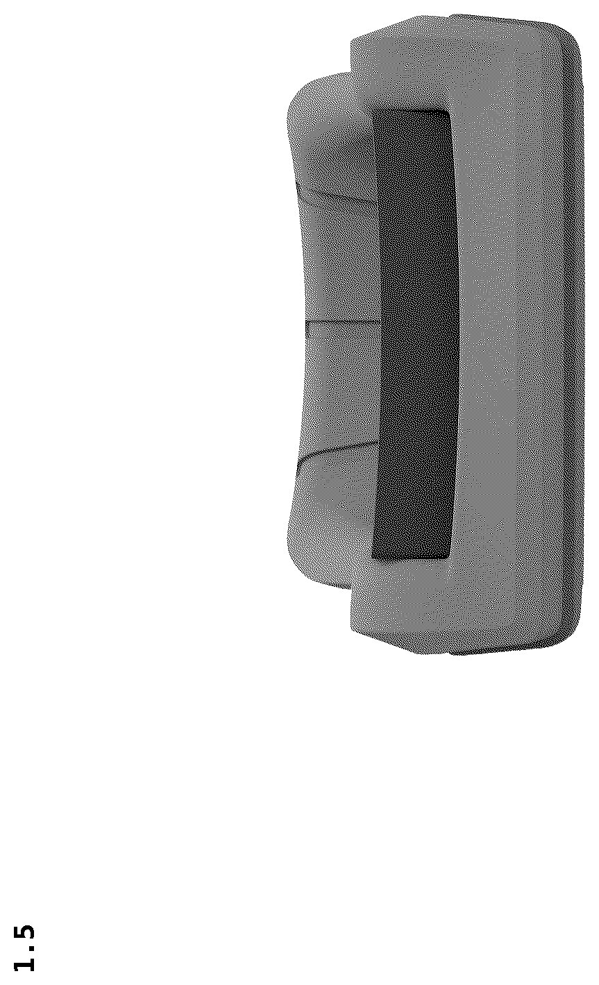 Patent USD1125707 Figure 5 – Knee pad