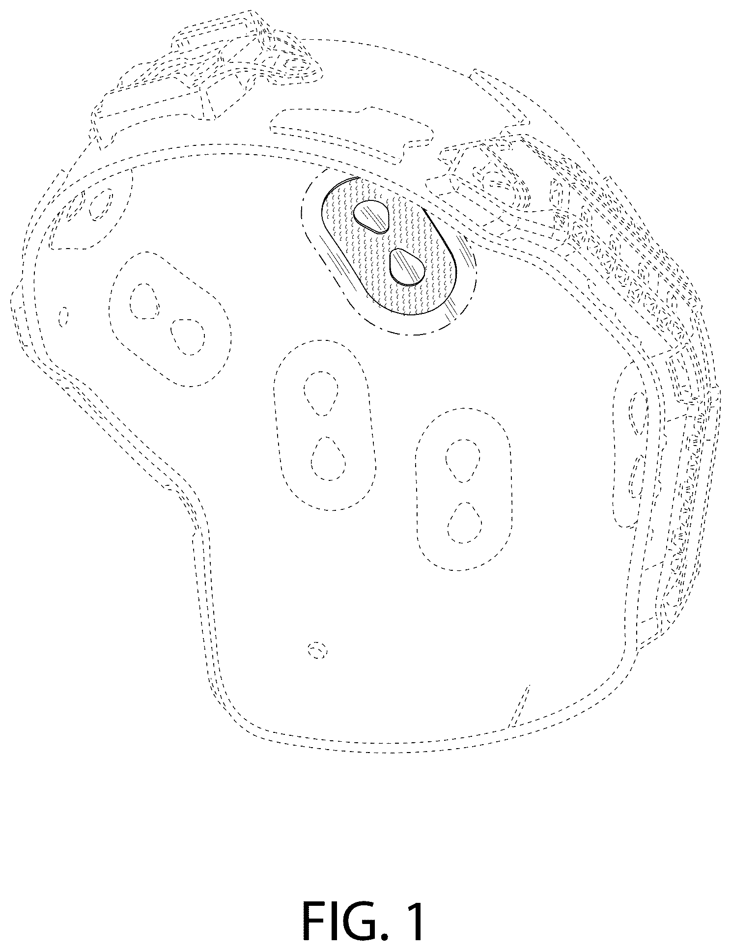 Patent USD1125708 Figure 1 – Helmet