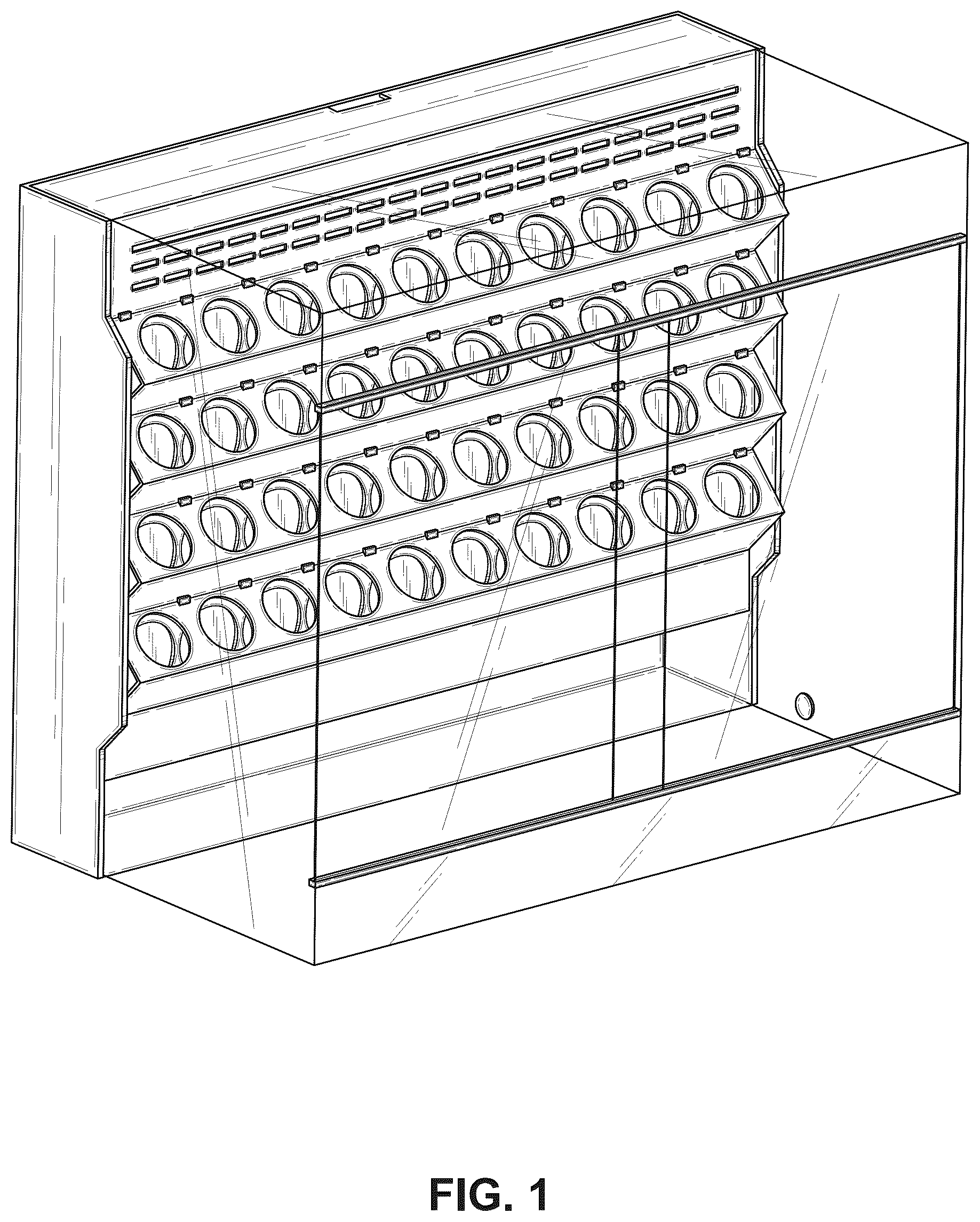 Patent USD1125709 Figure 1 – Paludarium enclosure
