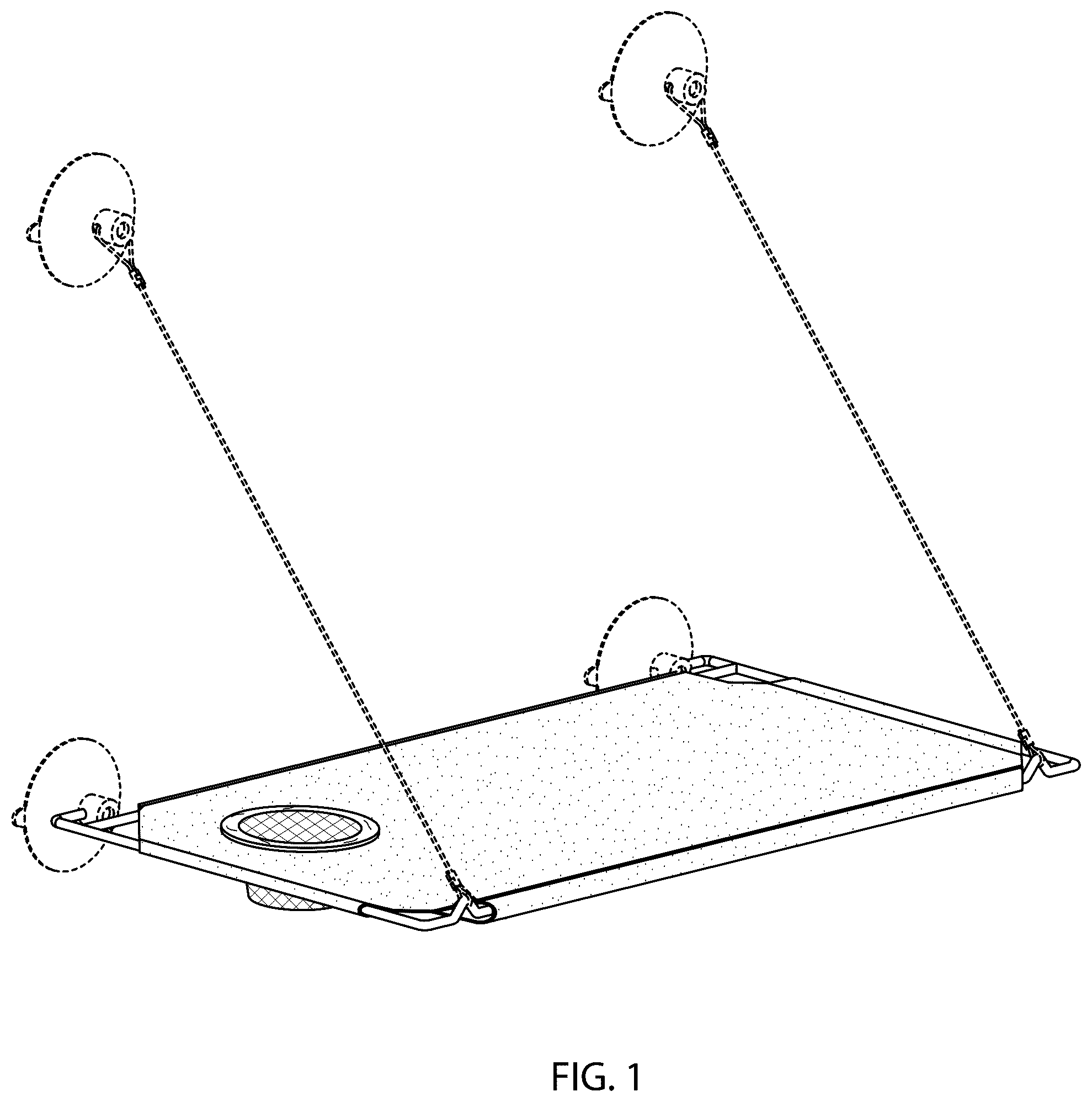 Patent USD1125710 — Pet lounger — Figure 1