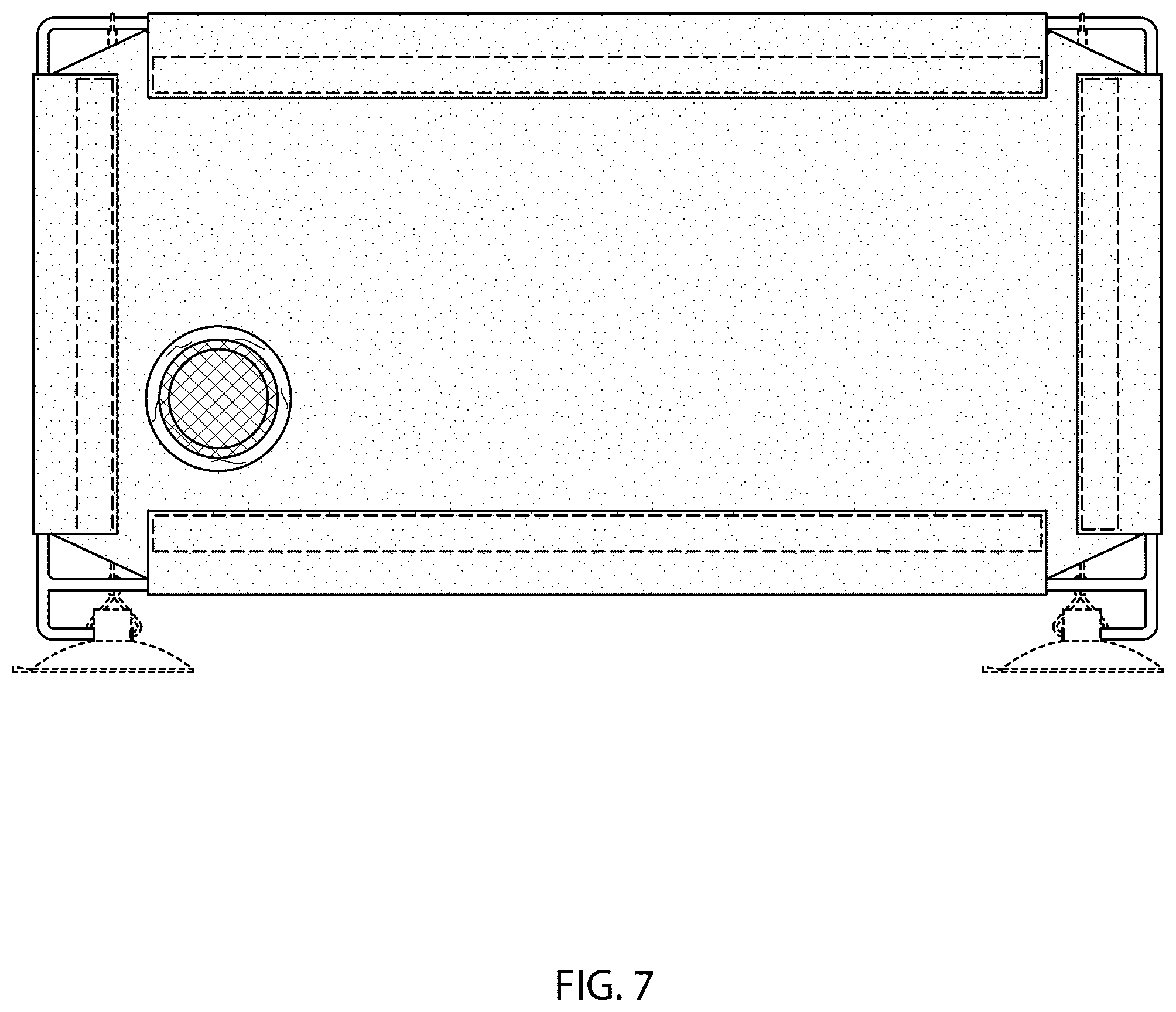 Patent USD1125710 Figure 7 – Pet lounger