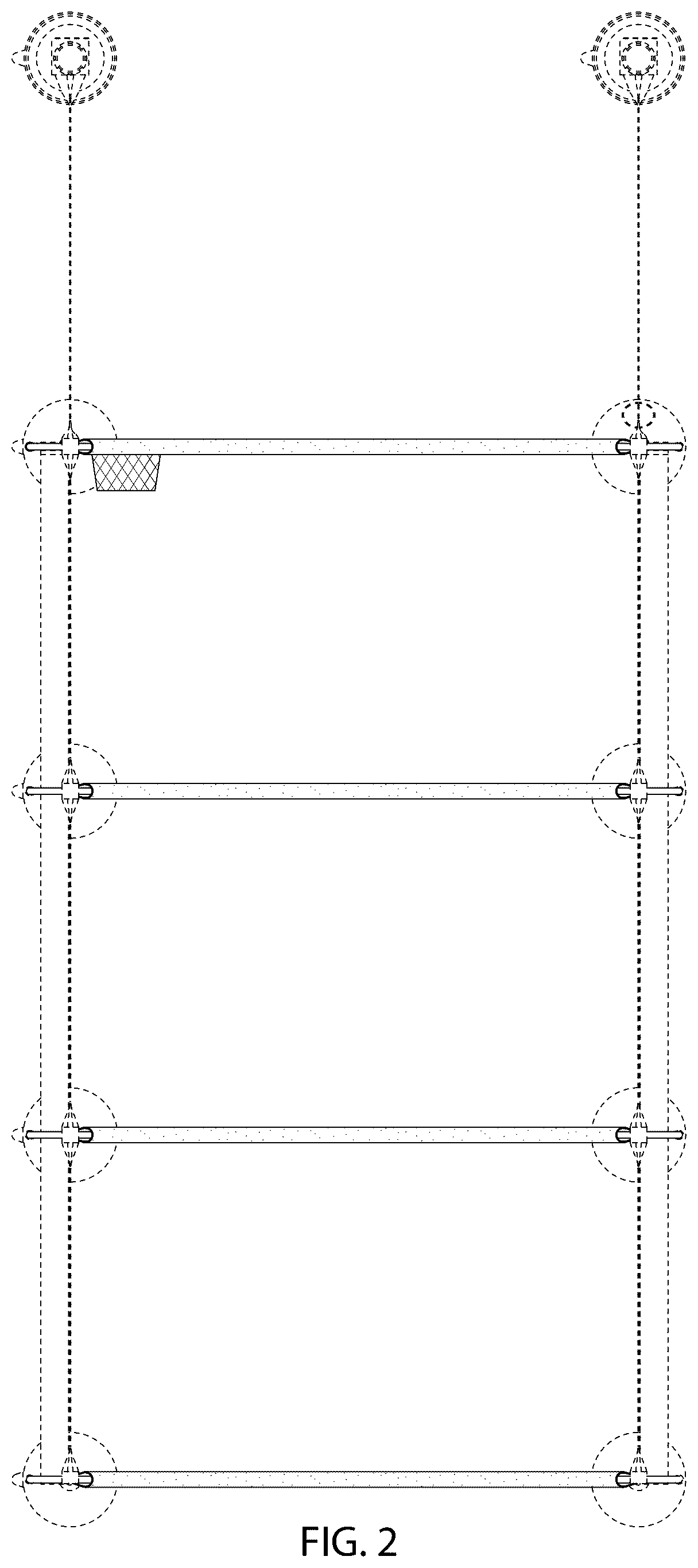 Patent USD1125711 Figure 2 – 4-tier pet lounger