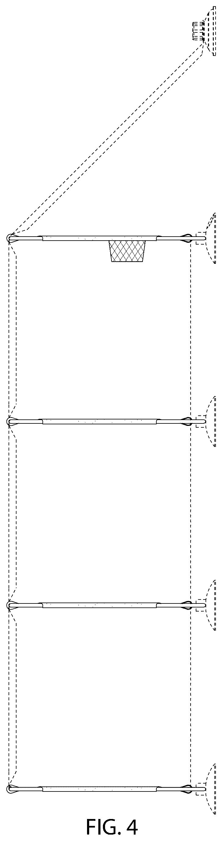 Patent USD1125711 Figure 4 – 4-tier pet lounger