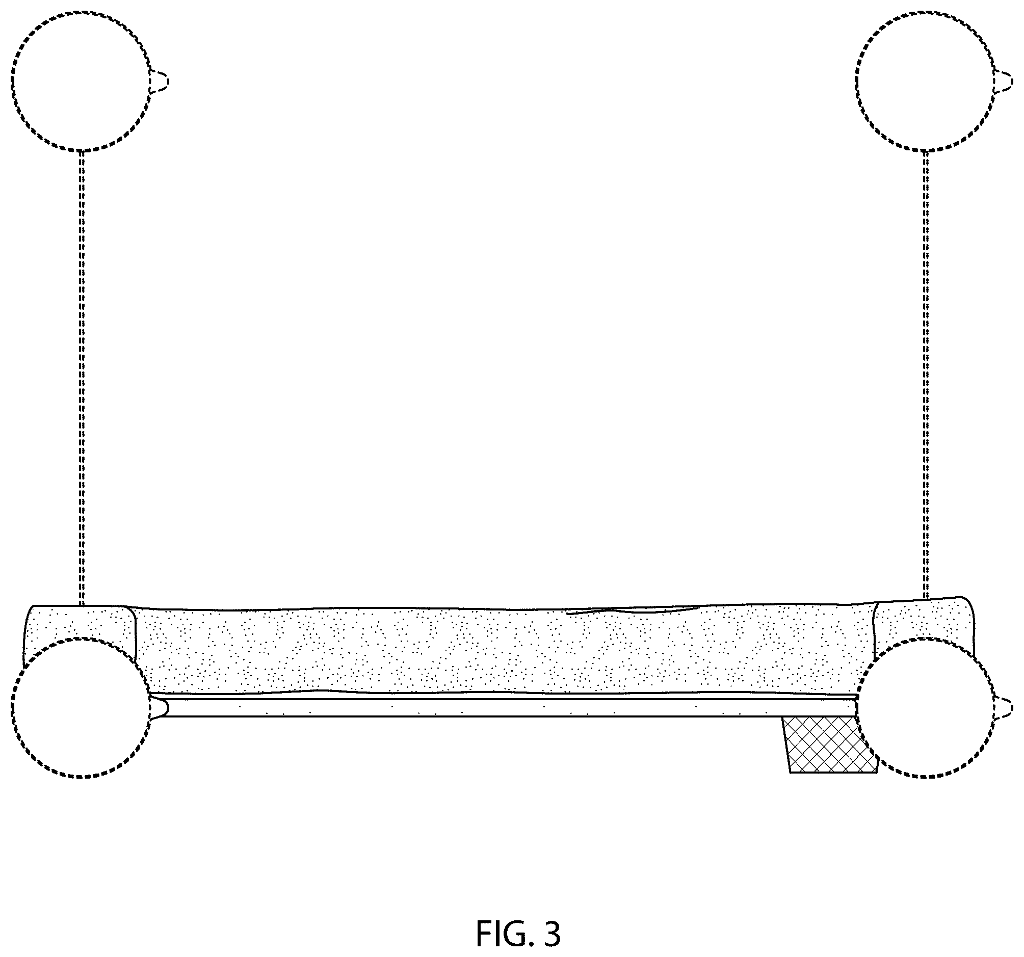 Patent USD1125712 Figure 3 – Pet lounger with bolster
