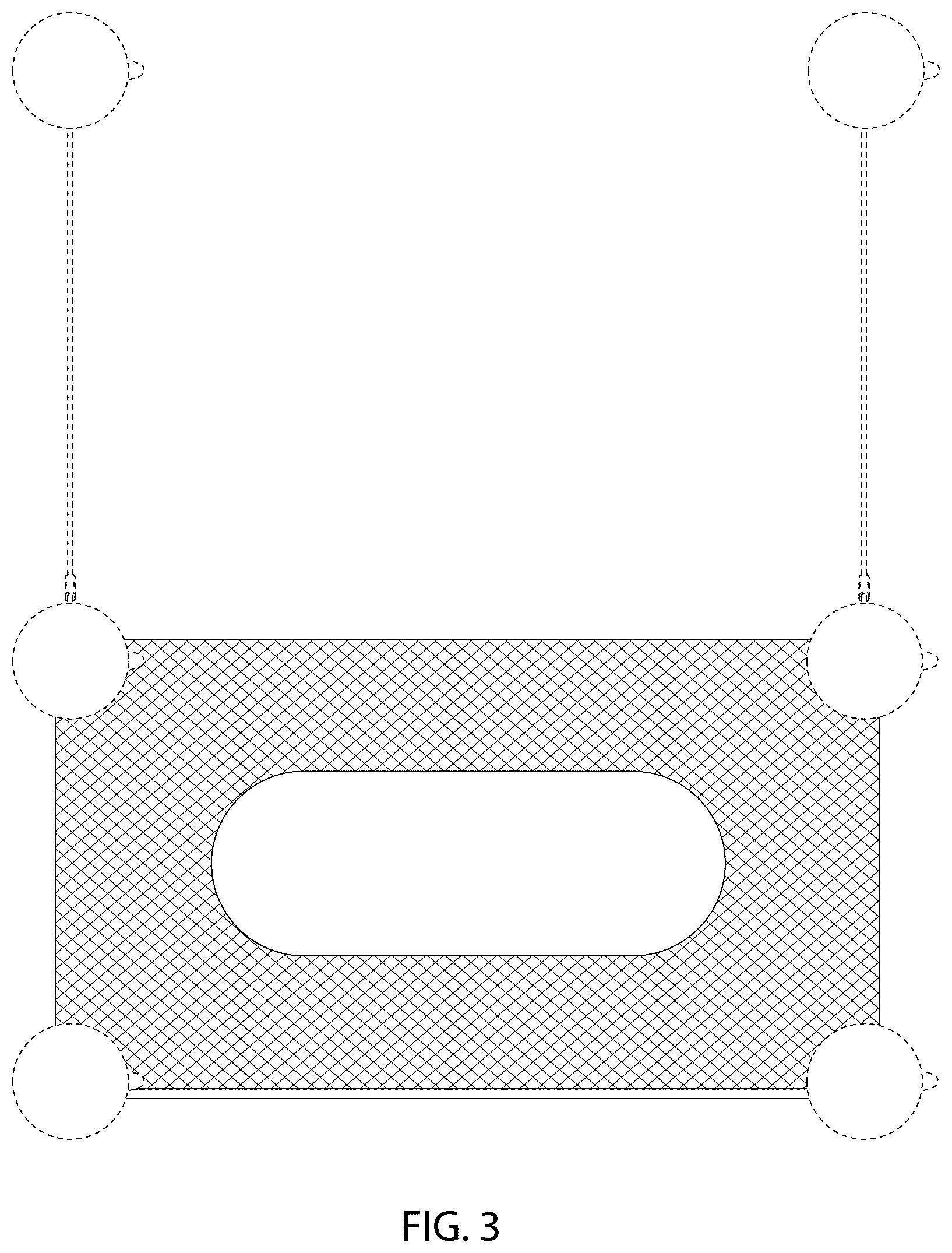 Patent USD1125713 Figure 3 – Pet lounger with enclosure and shelf