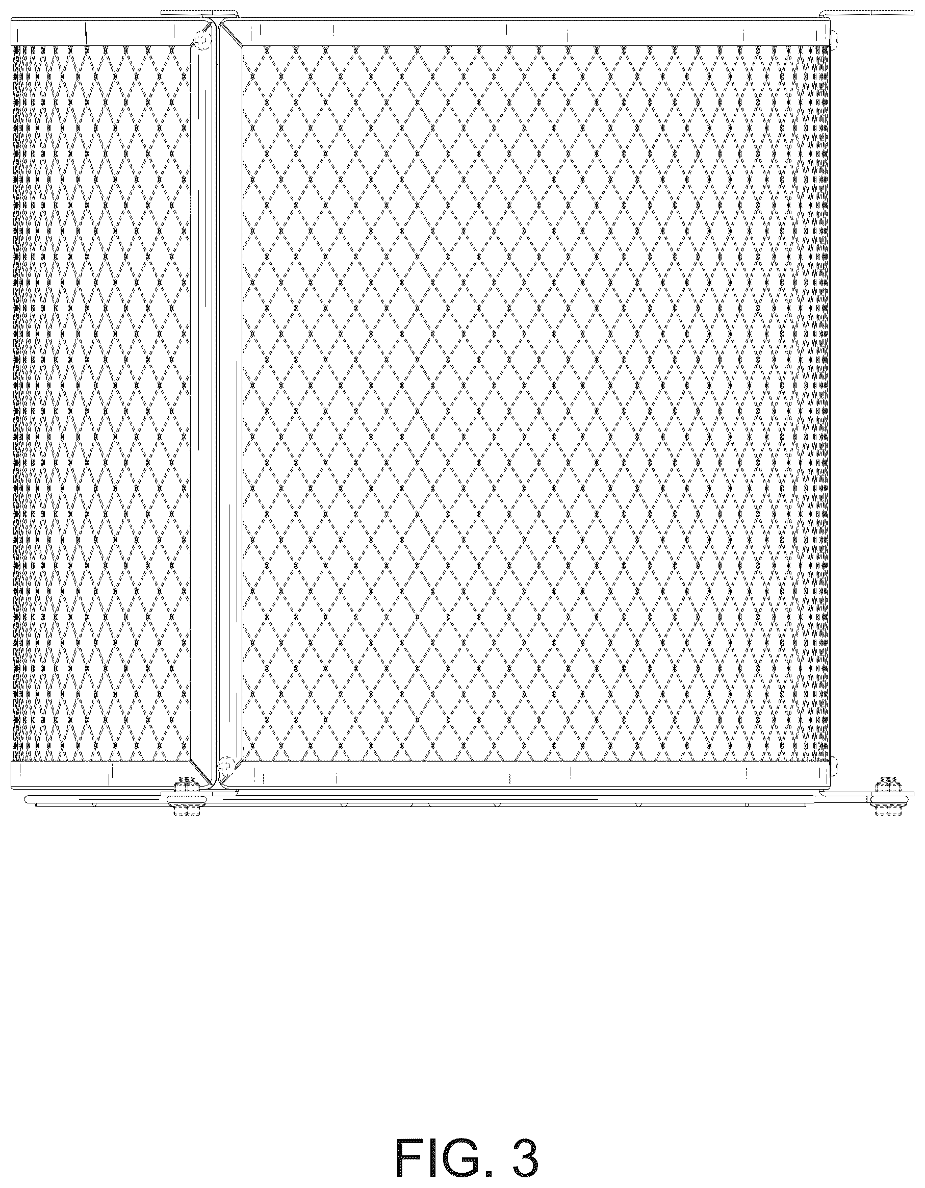 Patent USD1125714 Figure 3 – Feeder protective cover