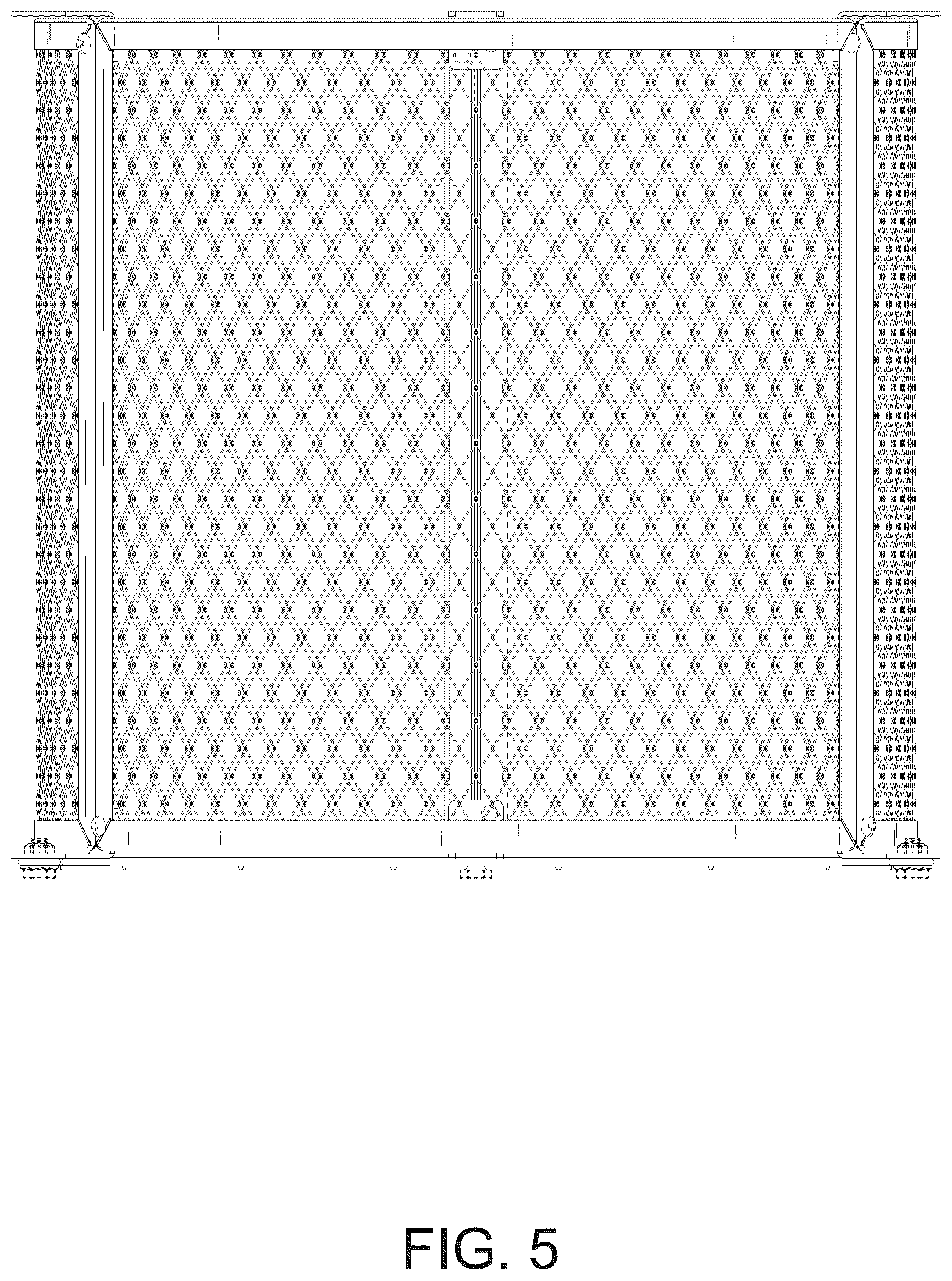 Patent USD1125714 Figure 5 – Feeder protective cover