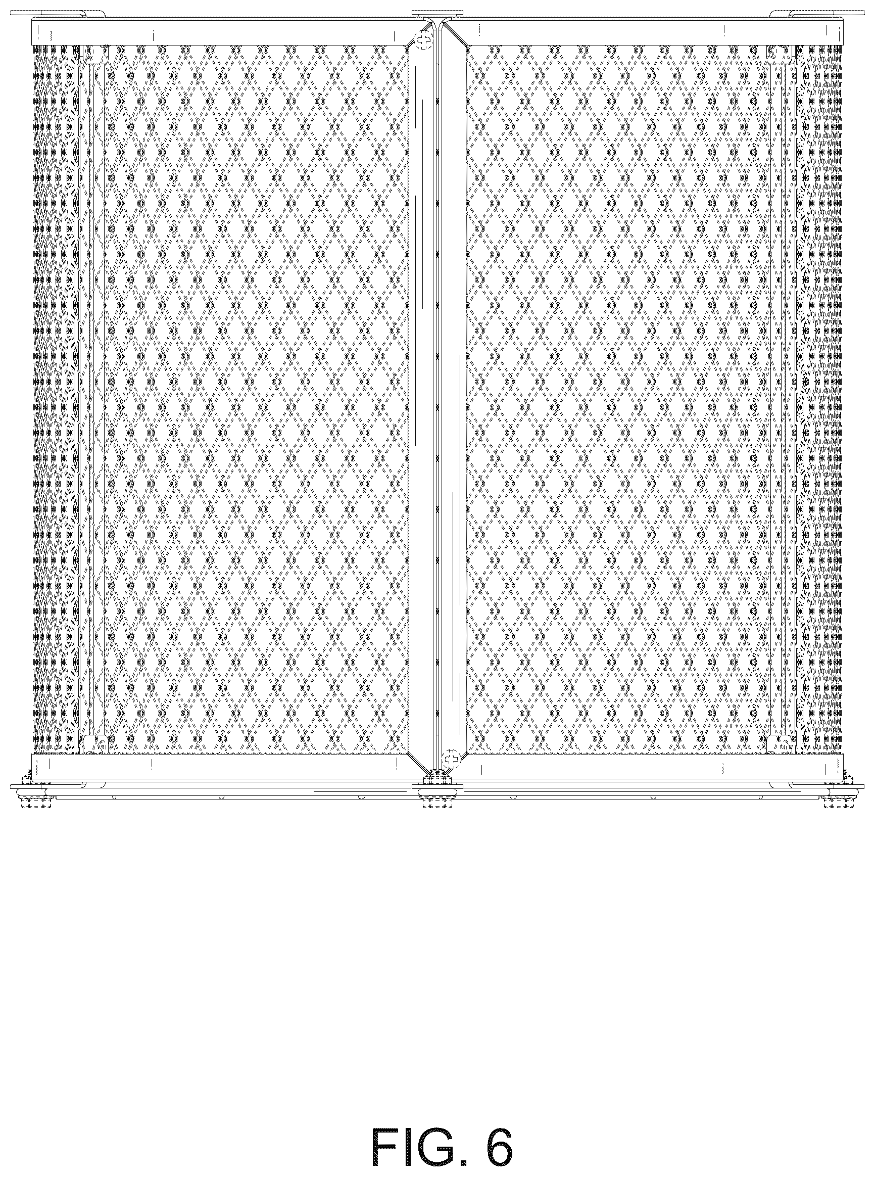 Patent USD1125714 Figure 6 – Feeder protective cover