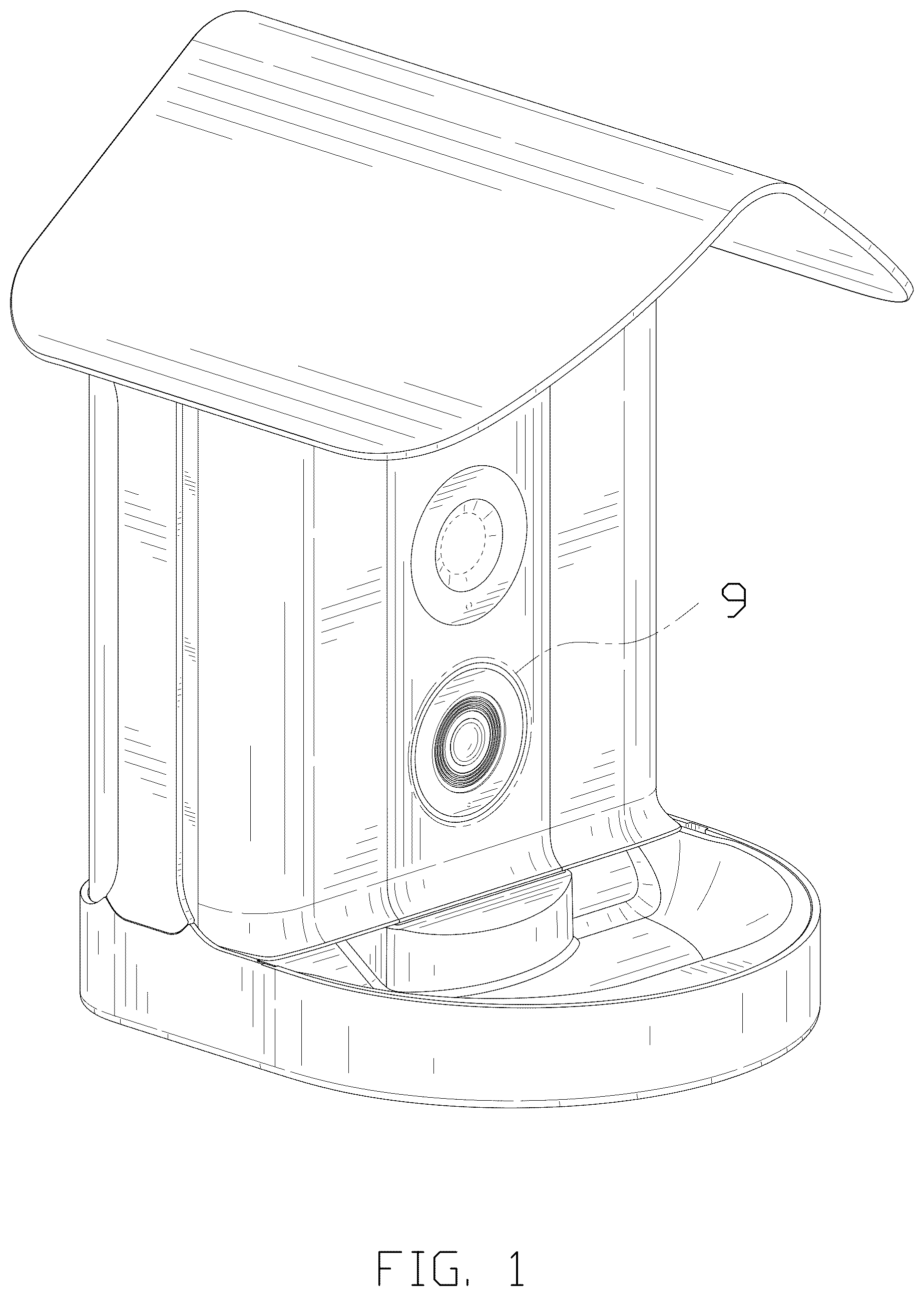 Patent USD1125715 Figure 1 – Bird feeder