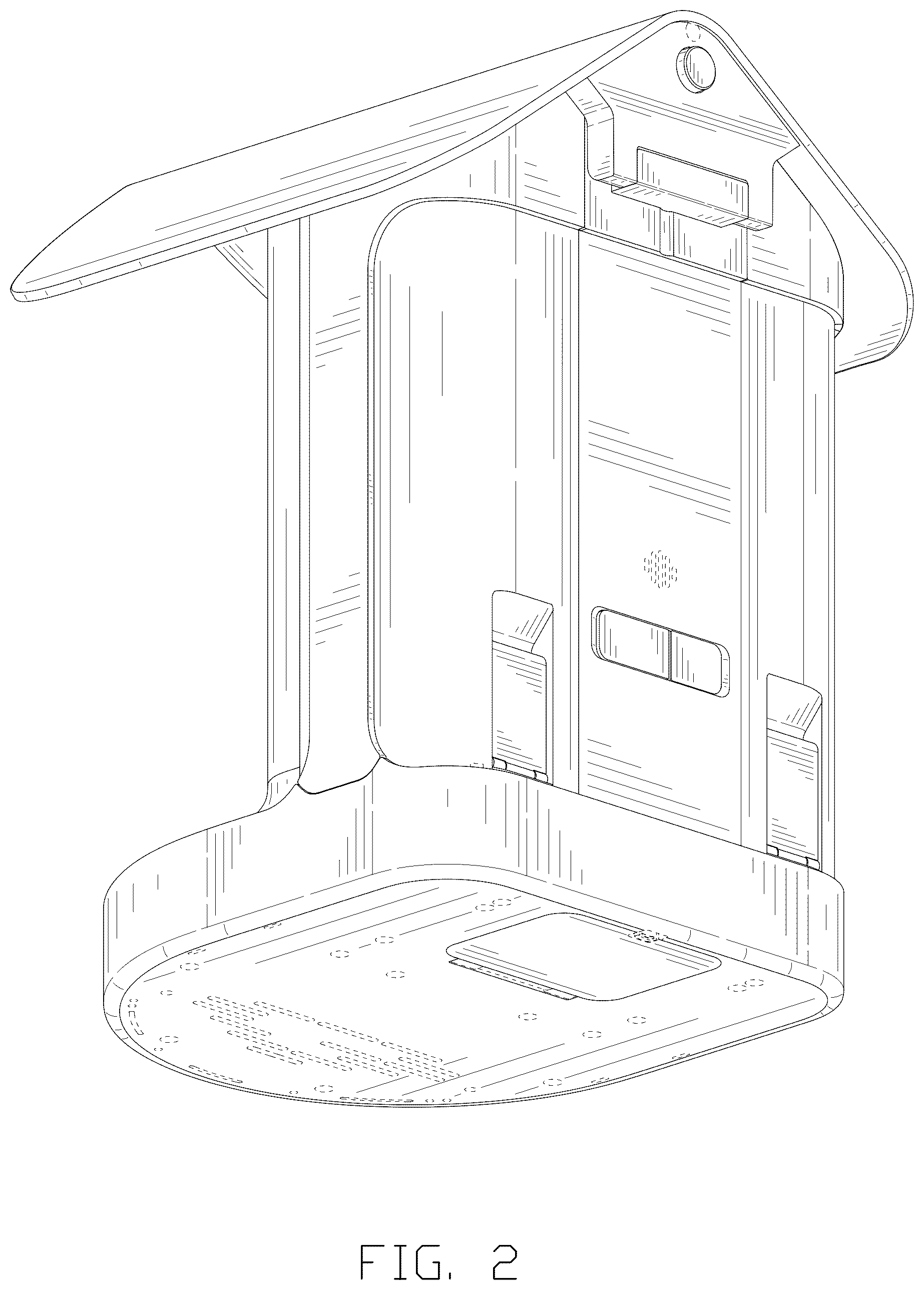 Patent USD1125715 Figure 2 – Bird feeder