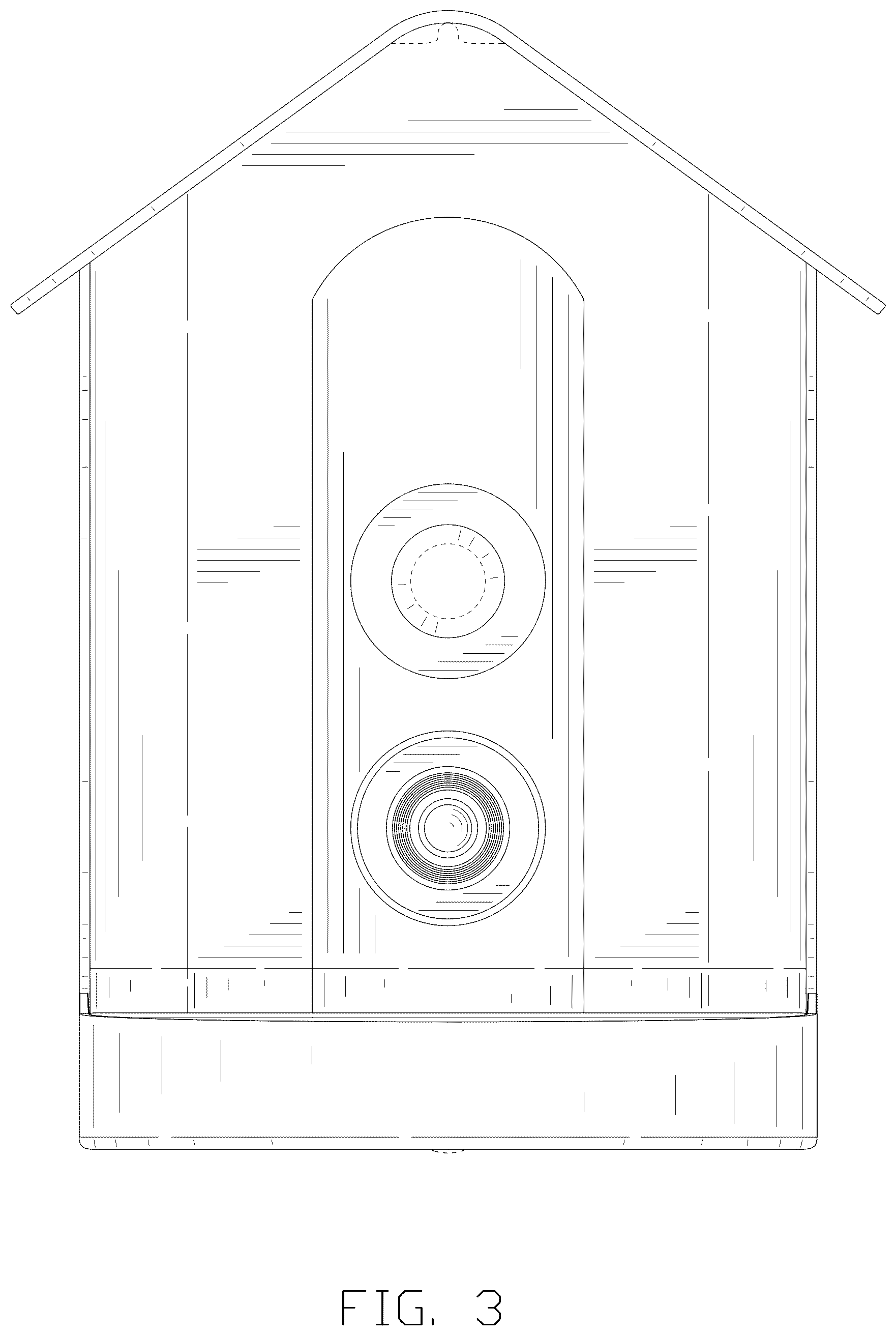 Patent USD1125715 Figure 3 – Bird feeder