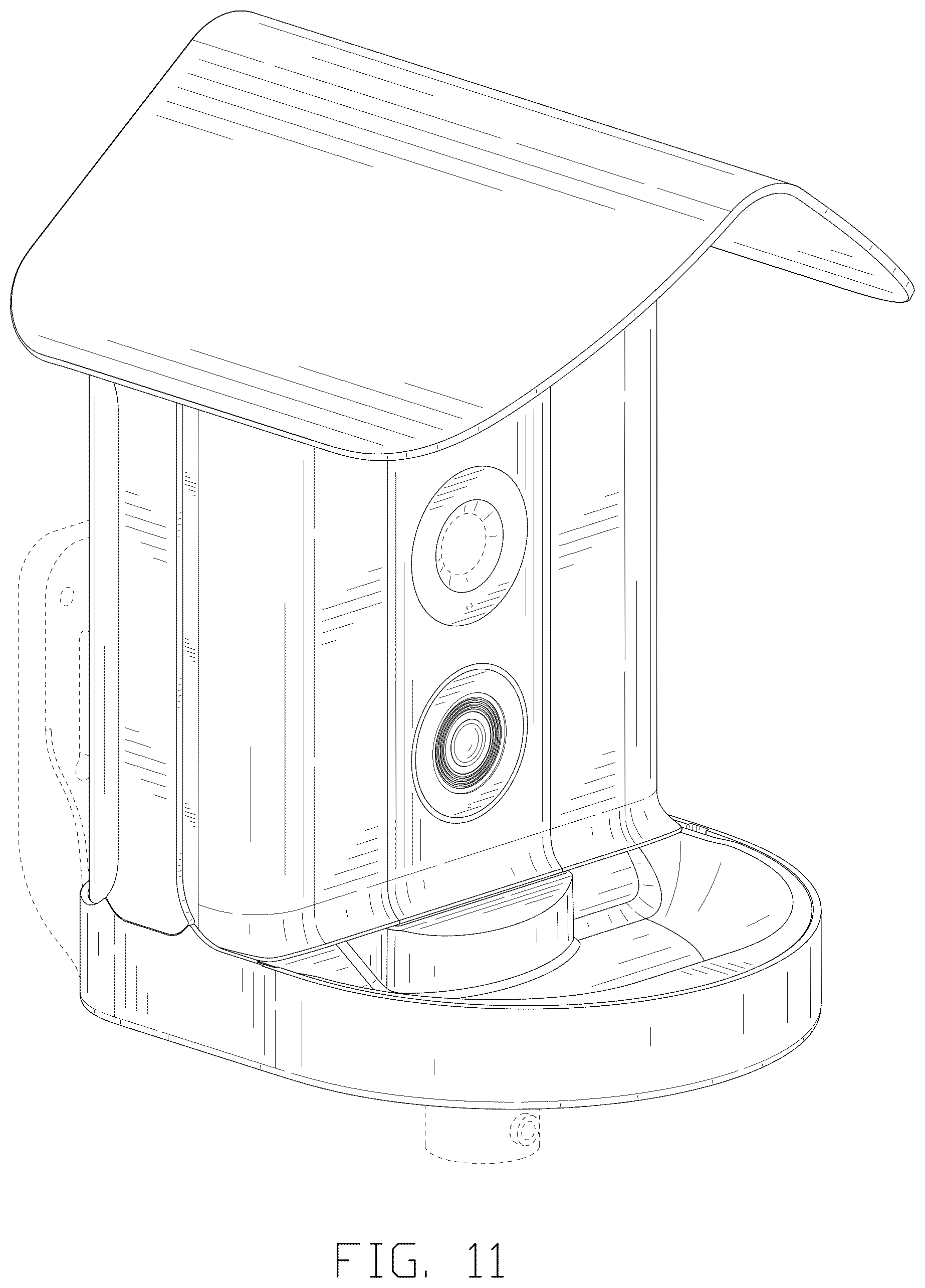 Patent USD1125715 Figure 11 – Bird feeder