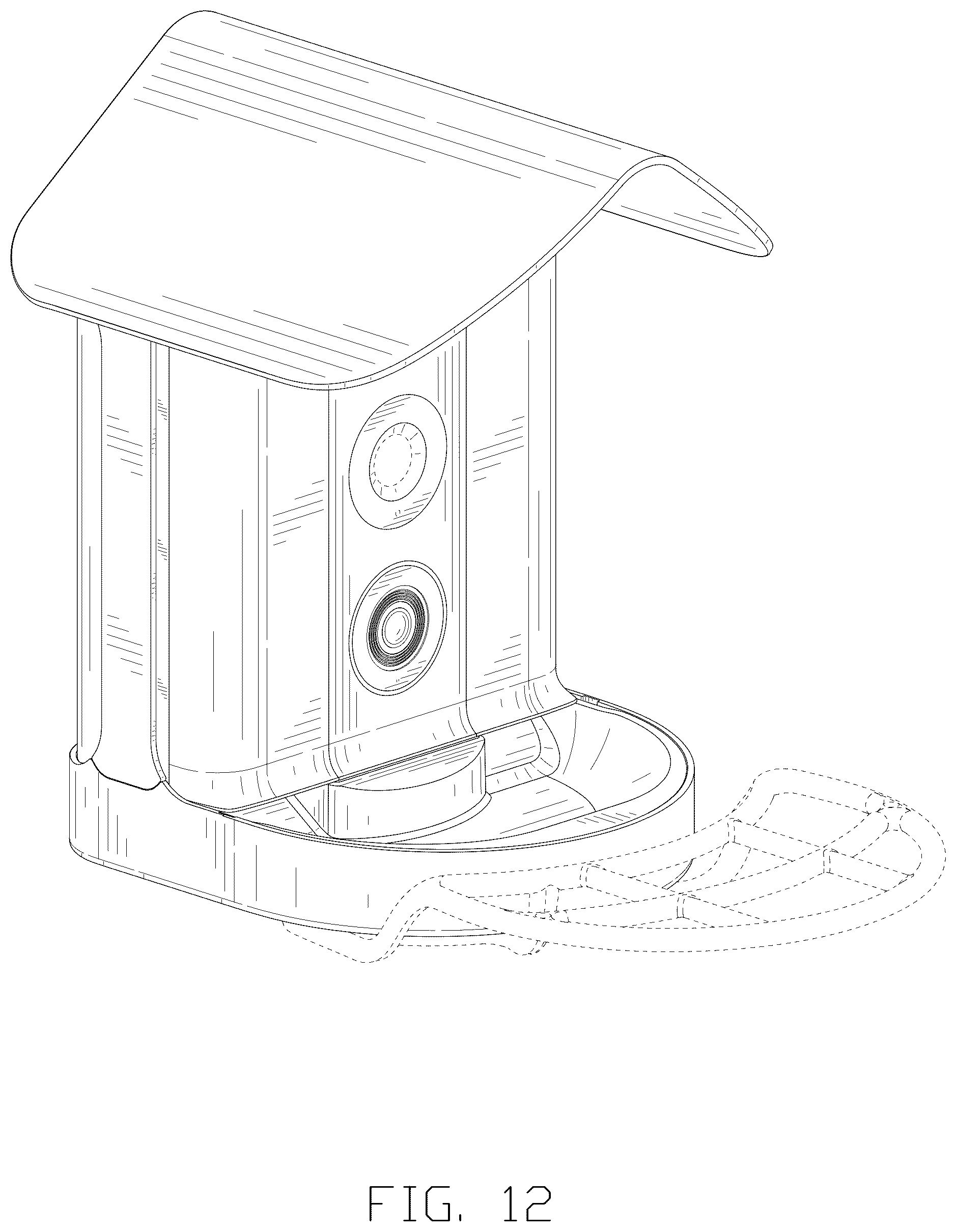 Patent USD1125715 Figure 12 – Bird feeder