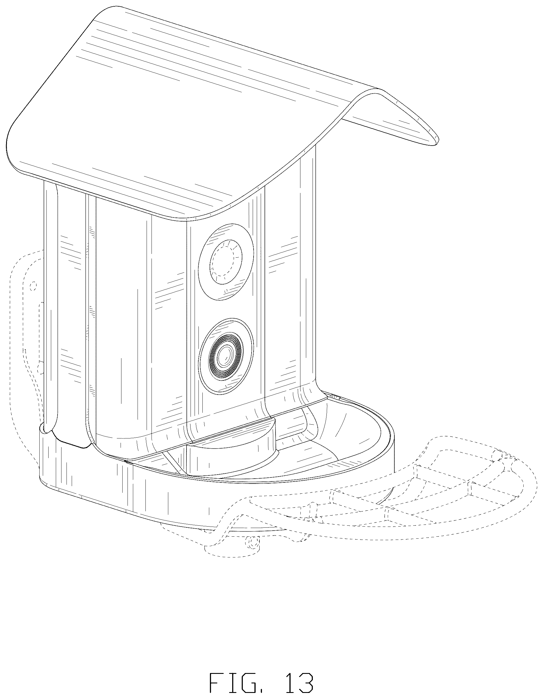 Patent USD1125715 Figure 13 – Bird feeder