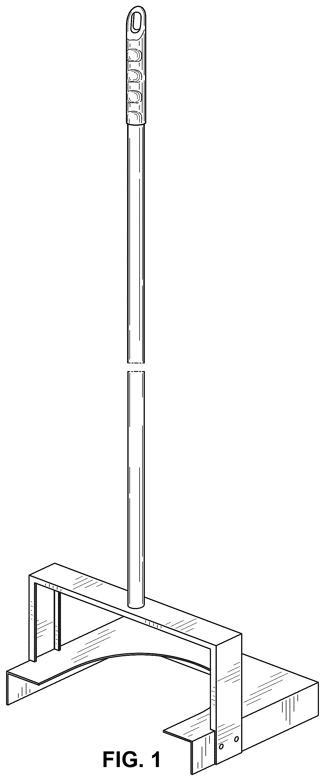 Patent USD1125716 — Pet bowl handling device — Figure 1