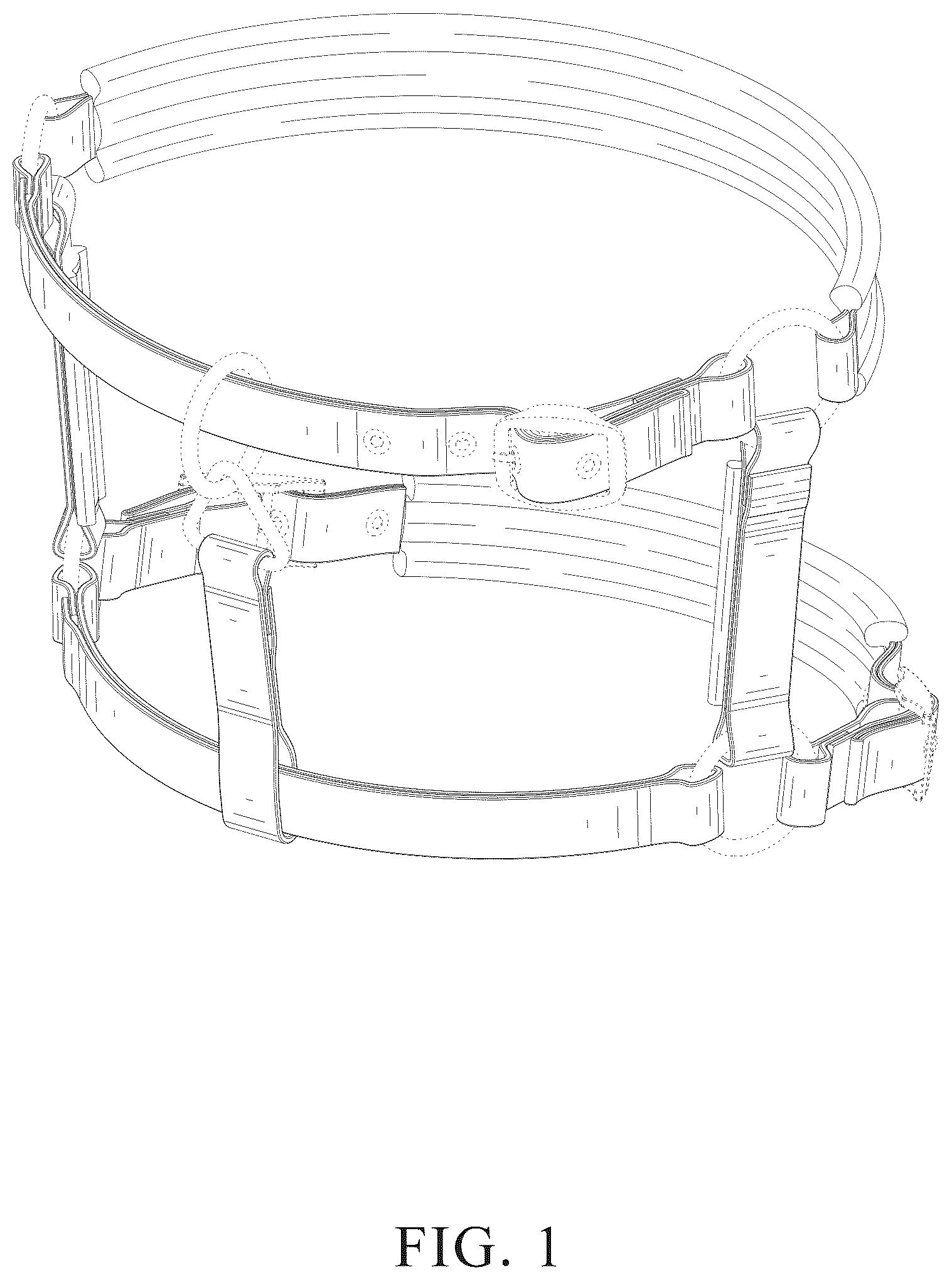 Patent USD1125717 Figure 1 – Animal halter