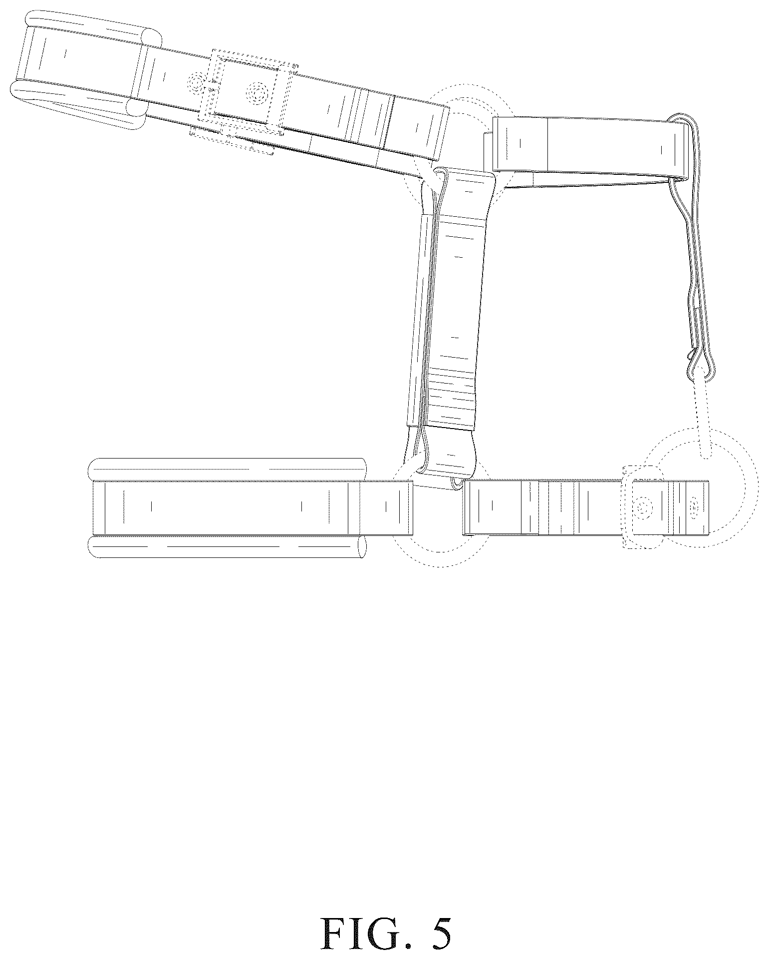 Patent USD1125717 Figure 5 – Animal halter