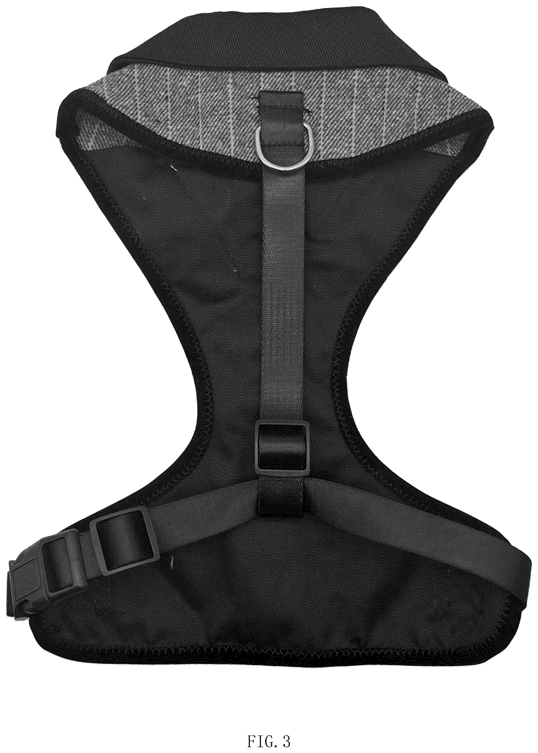 Patent USD1125718 Figure 3 – Pet vest with tie