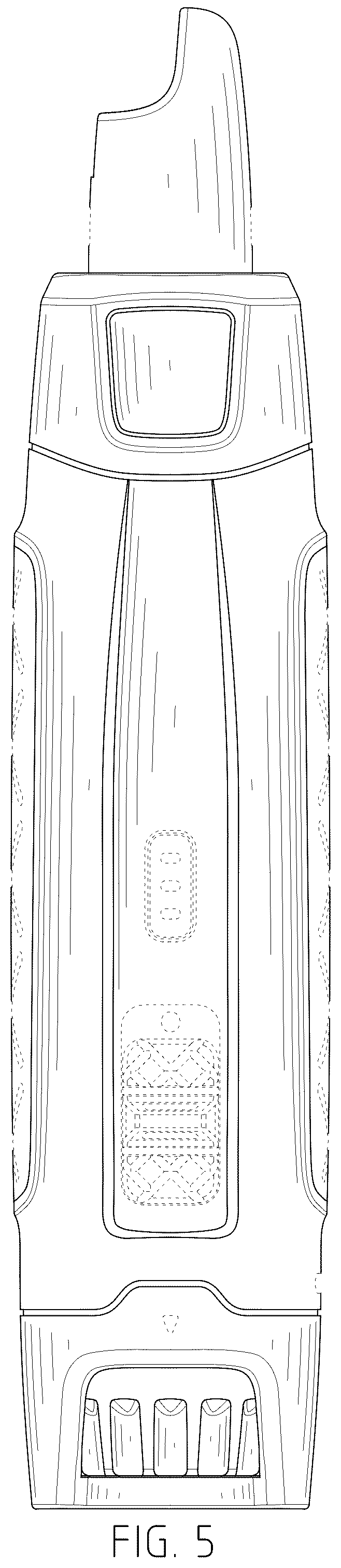 Patent USD1125722 Figure 5 – Pet nail grinder