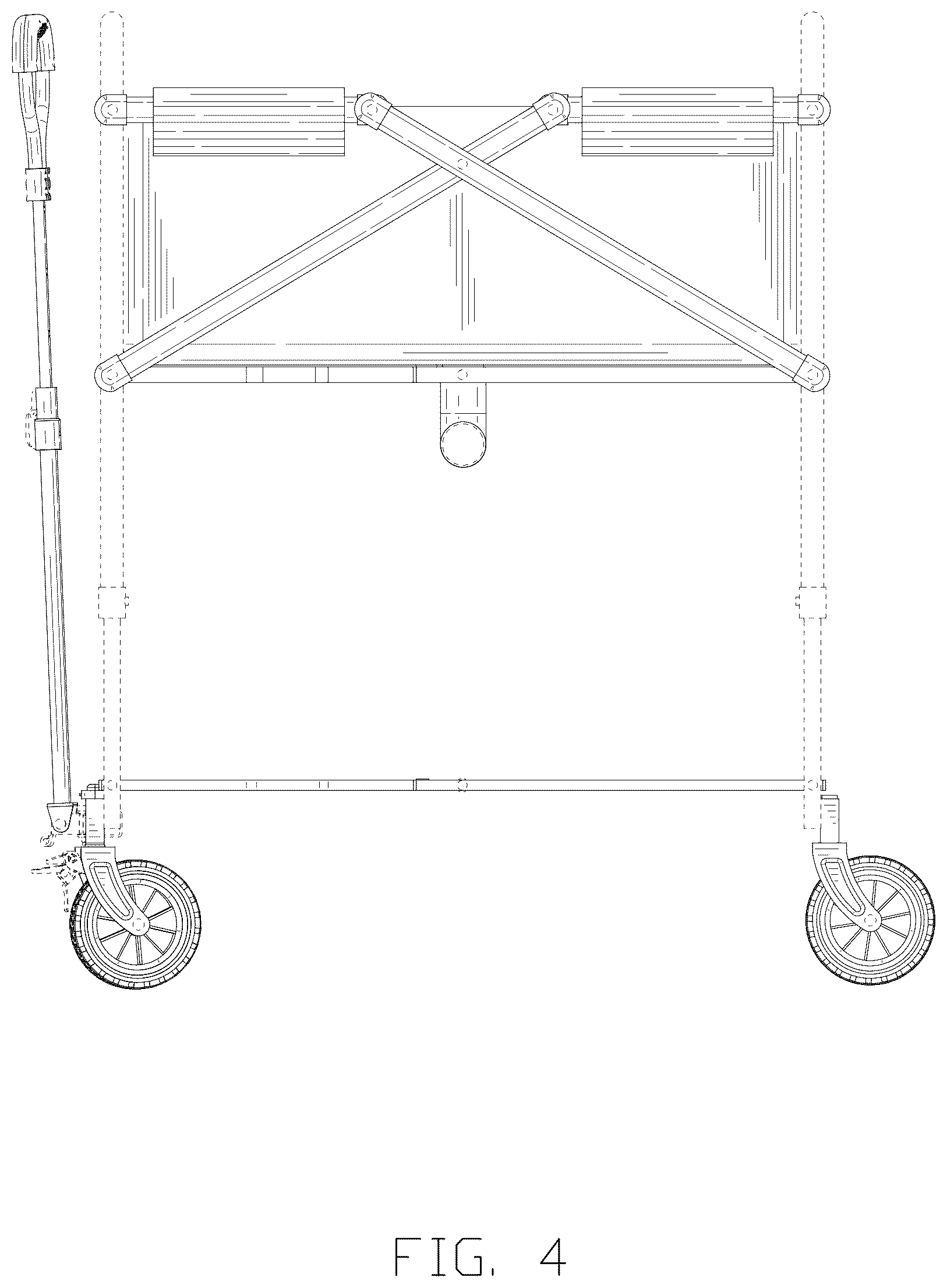 Patent USD1125723 Figure 4 – Pet cleaning cart