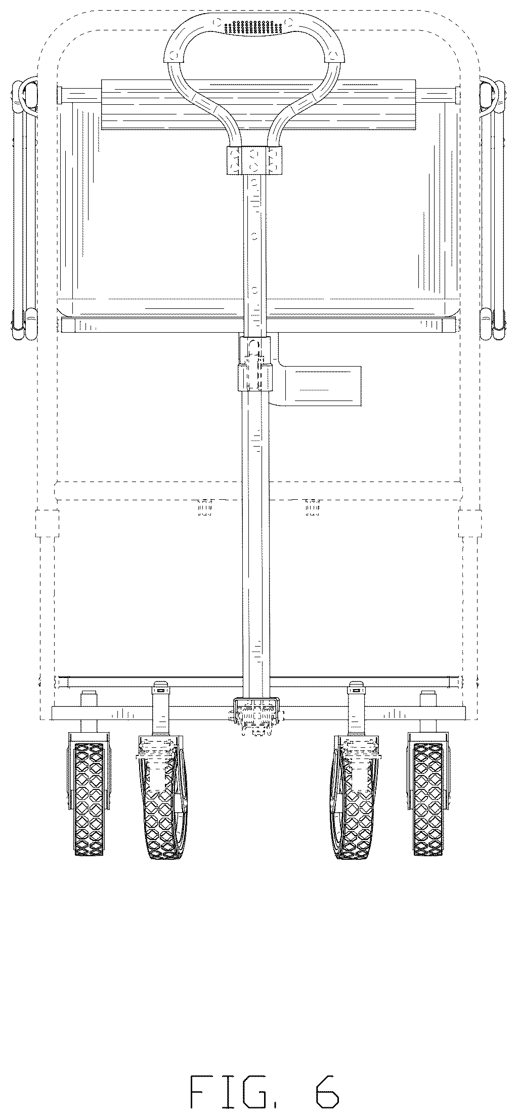 Patent USD1125723 Figure 6 – Pet cleaning cart