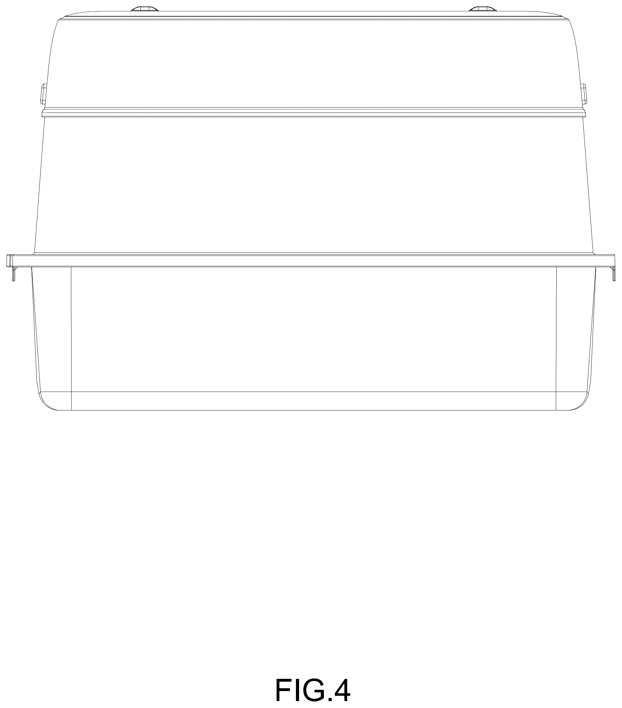 Patent USD1125725 Figure 4 – Cat litter box