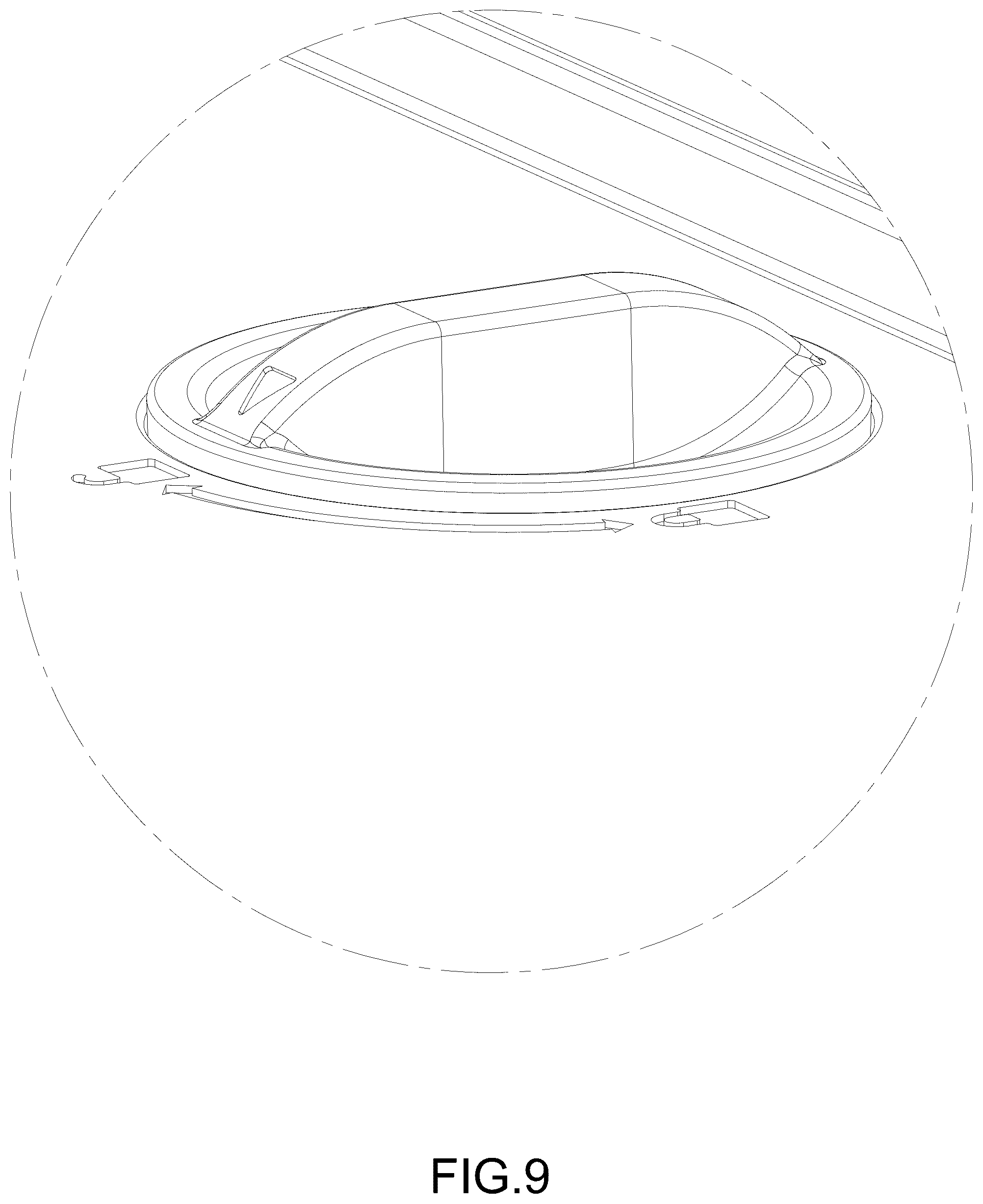 Patent USD1125725 Figure 9 – Cat litter box
