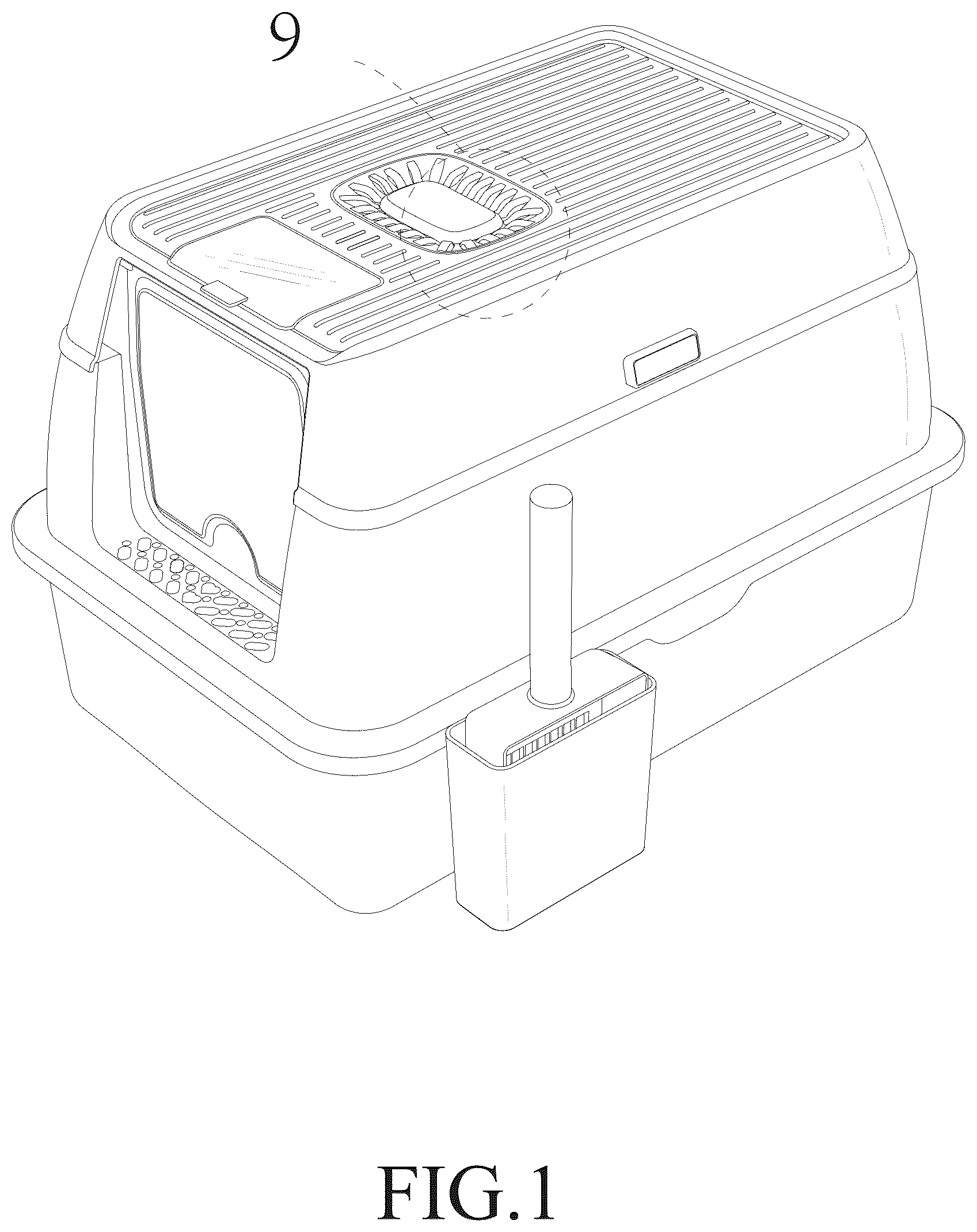 Patent USD1125726 — Cat litter box — Figure 1