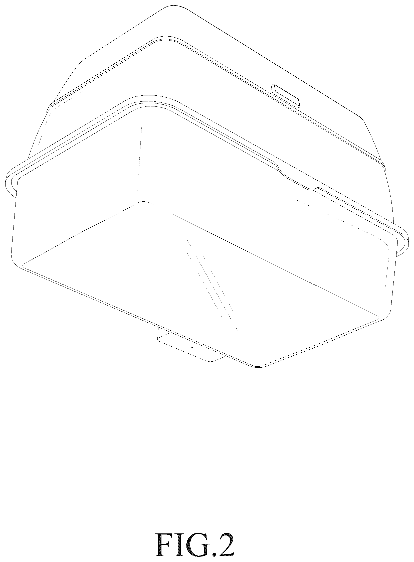 Patent USD1125726 Figure 2 – Cat litter box