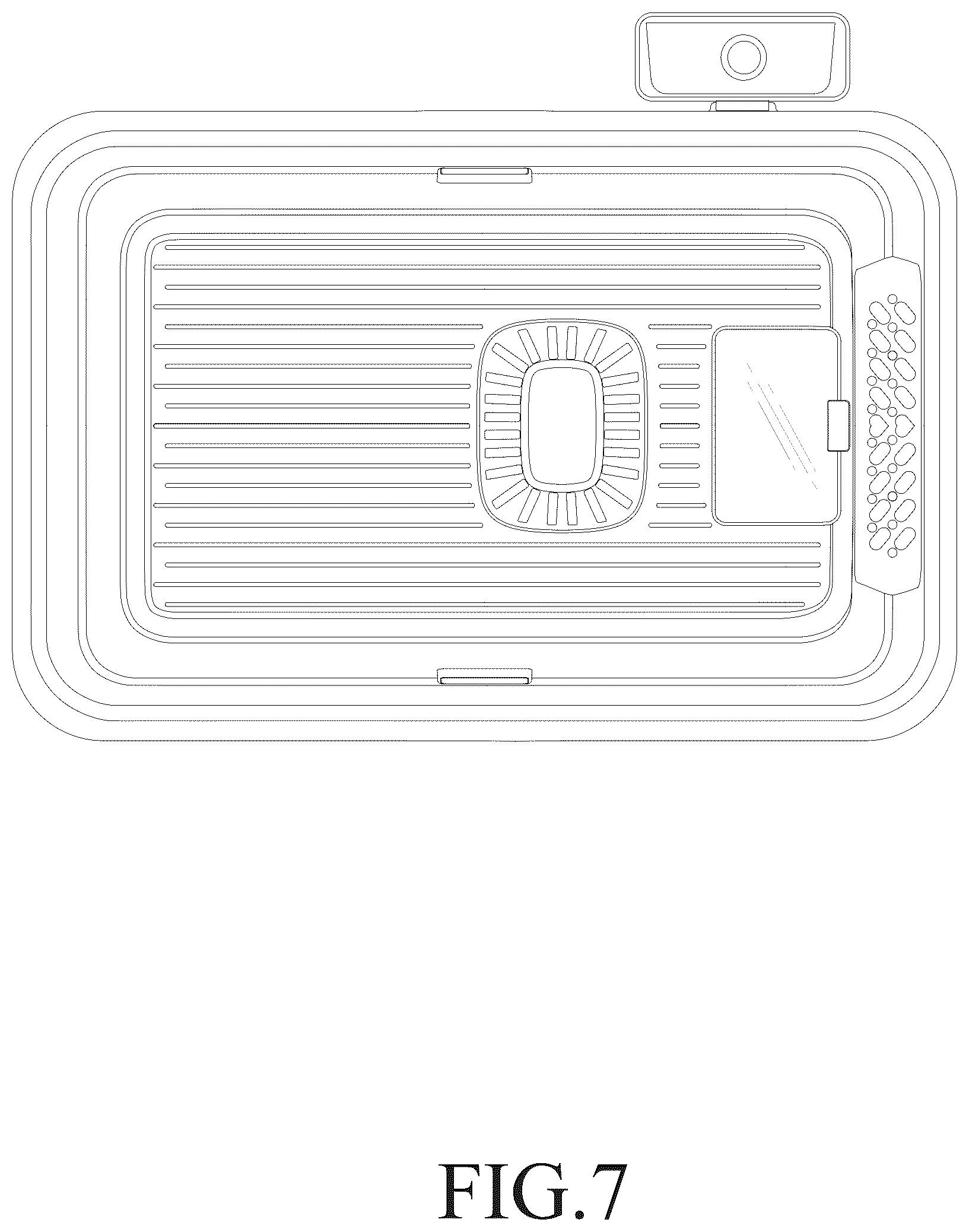 Patent USD1125726 Figure 7 – Cat litter box