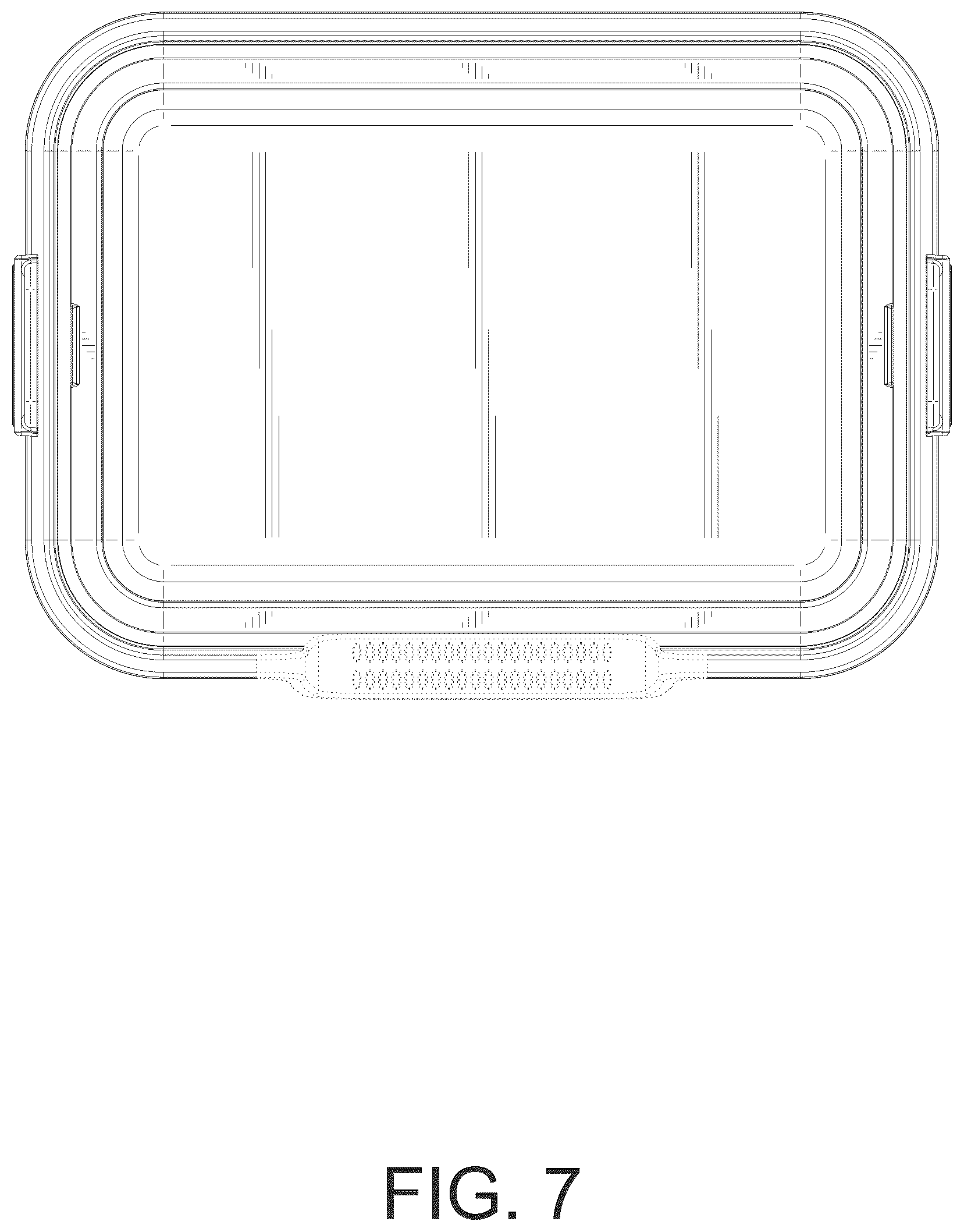 Patent USD1125727 Figure 7 – Cat litter box