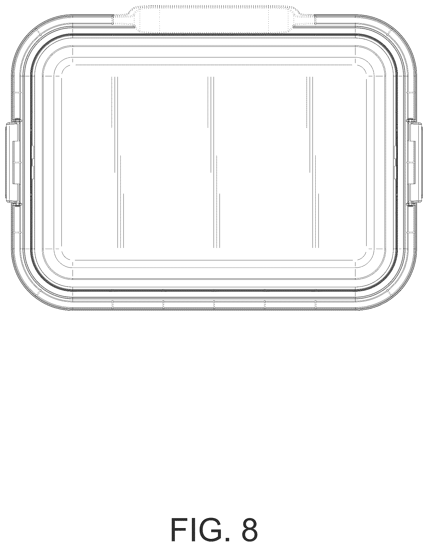 Patent USD1125727 Figure 8 – Cat litter box