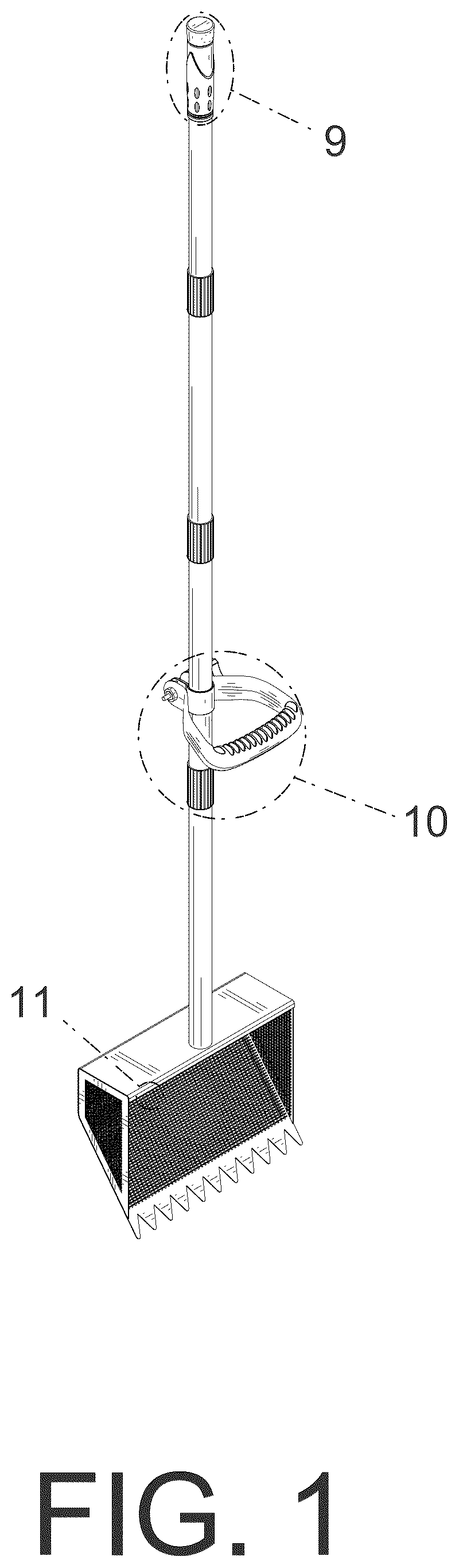 Patent USD1125728 — Chicken poop scooper — Figure 1