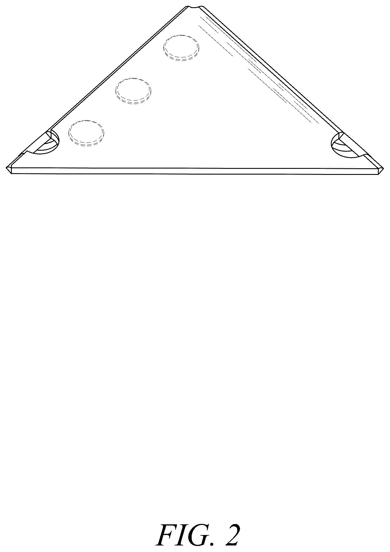 Patent USD1125729 Figure 2 – Cover for a brooder heating plate