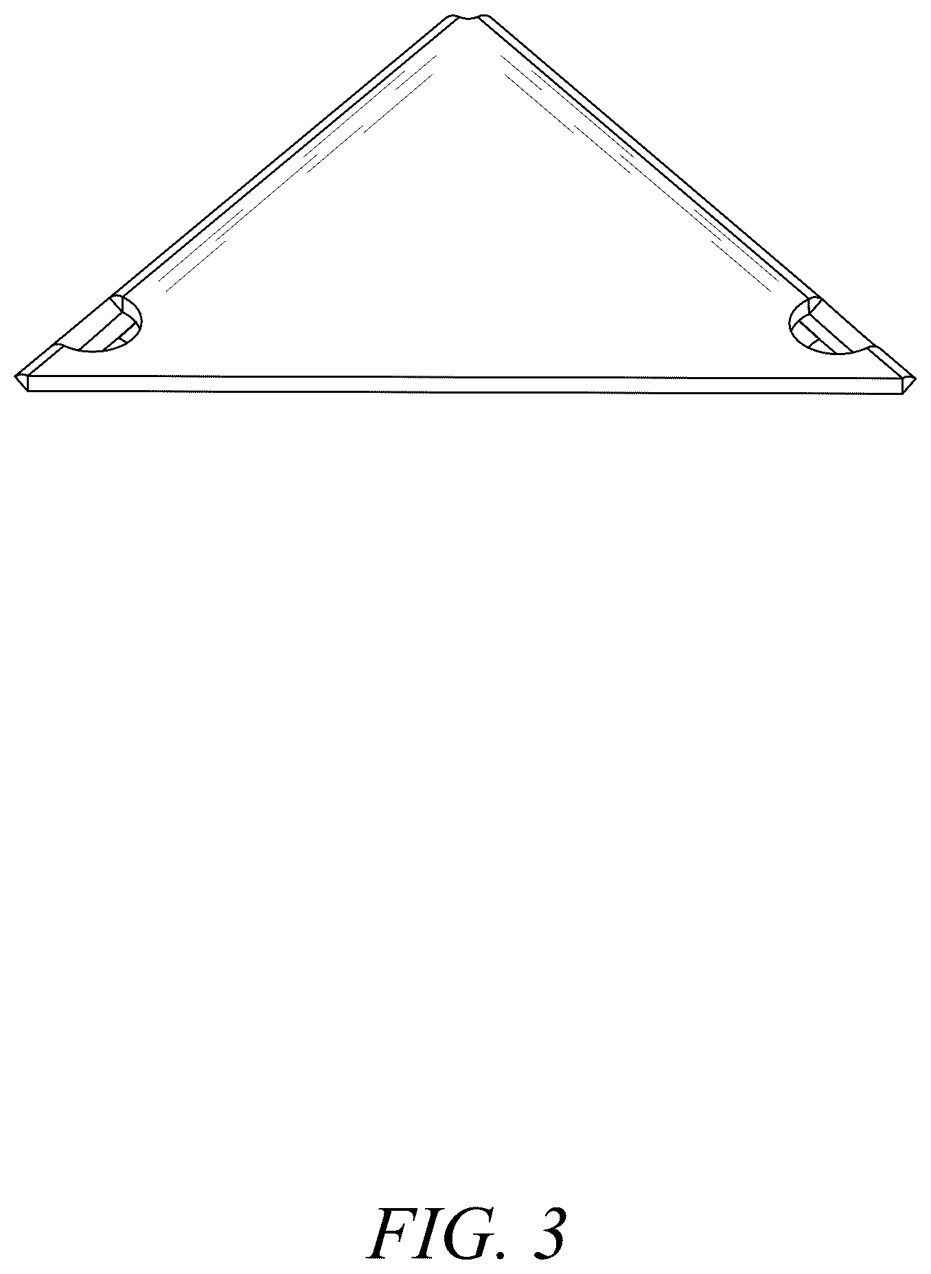 Patent USD1125729 Figure 3 – Cover for a brooder heating plate