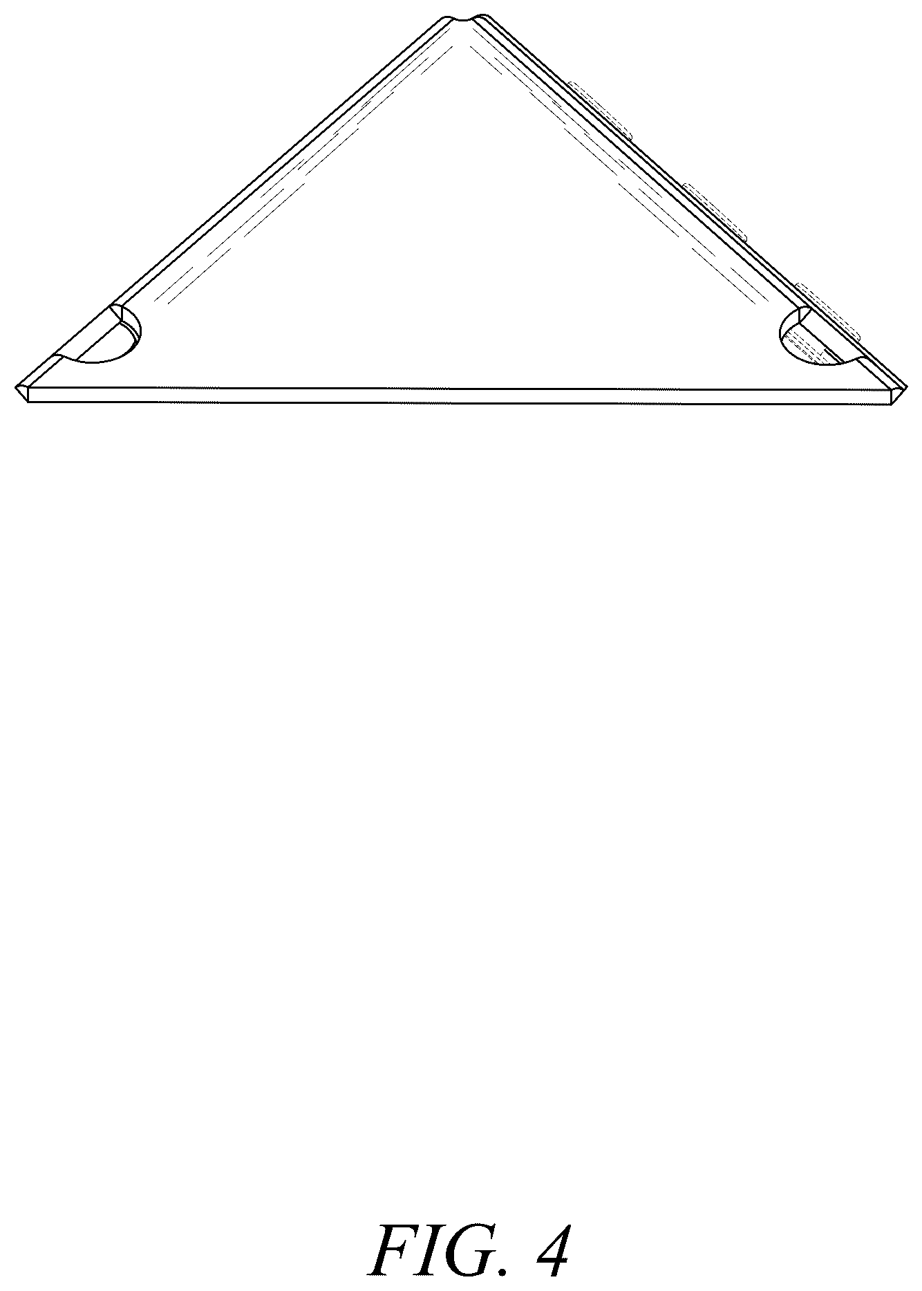 Patent USD1125729 Figure 4 – Cover for a brooder heating plate