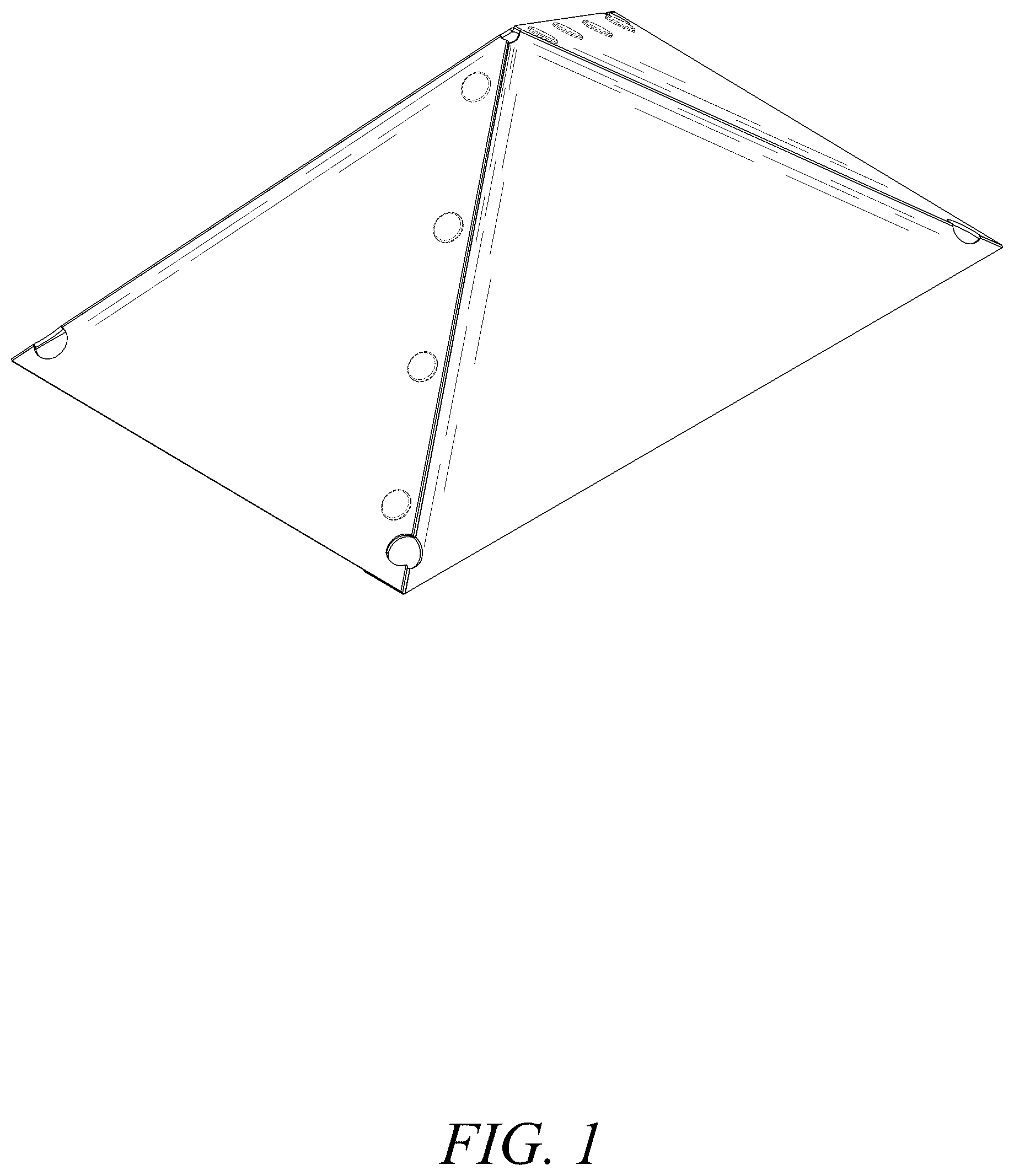 Patent USD1125730 — Cover for a brooder heating plate — Figure 1