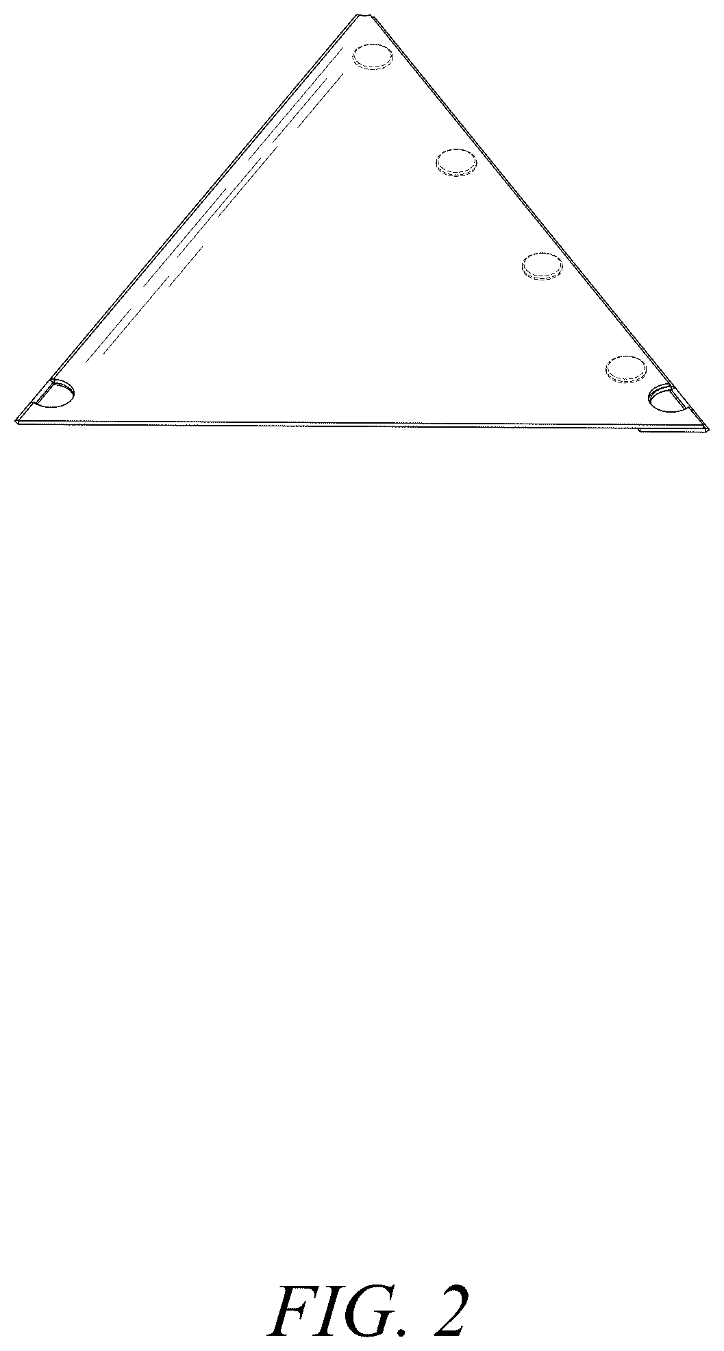 Patent USD1125730 Figure 2 – Cover for a brooder heating plate