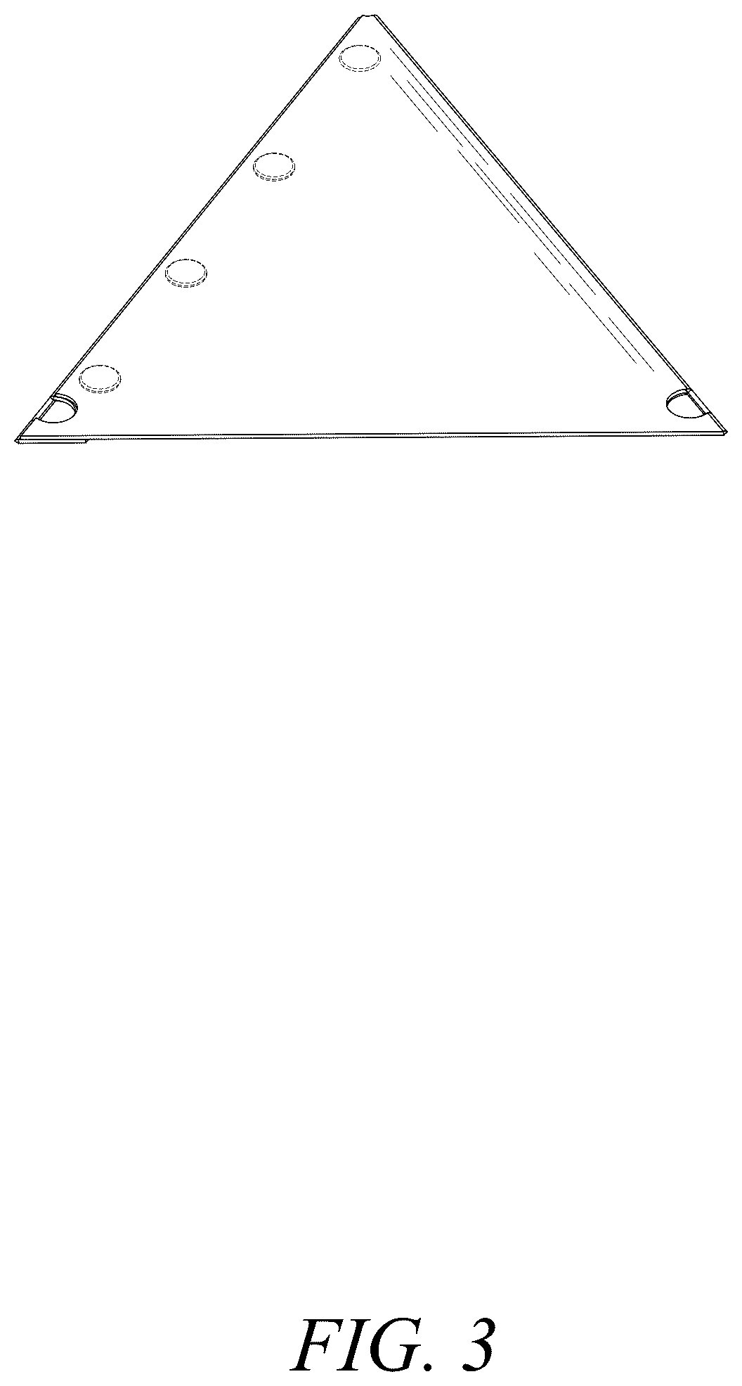 Patent USD1125730 Figure 3 – Cover for a brooder heating plate