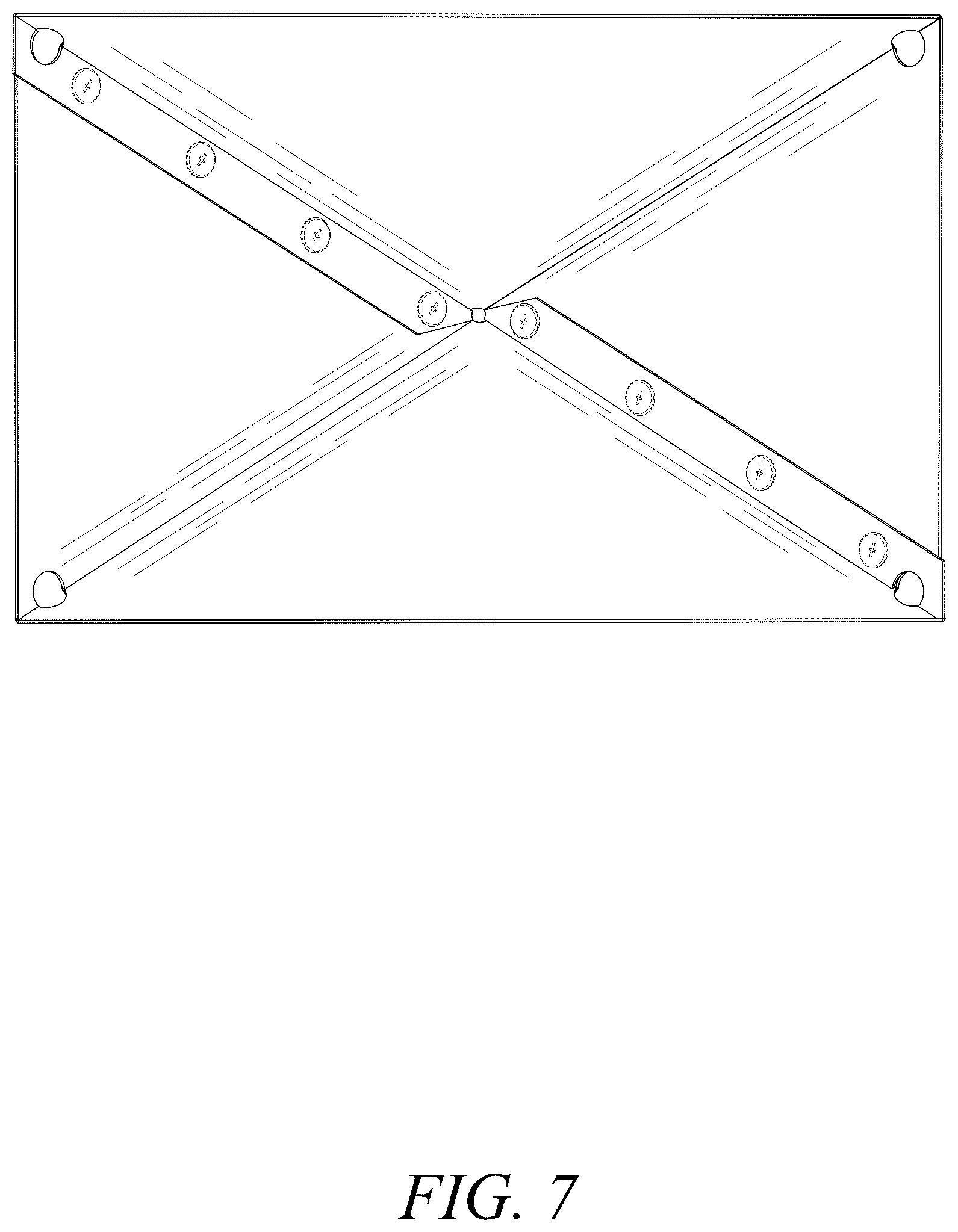 Patent USD1125730 Figure 7 – Cover for a brooder heating plate