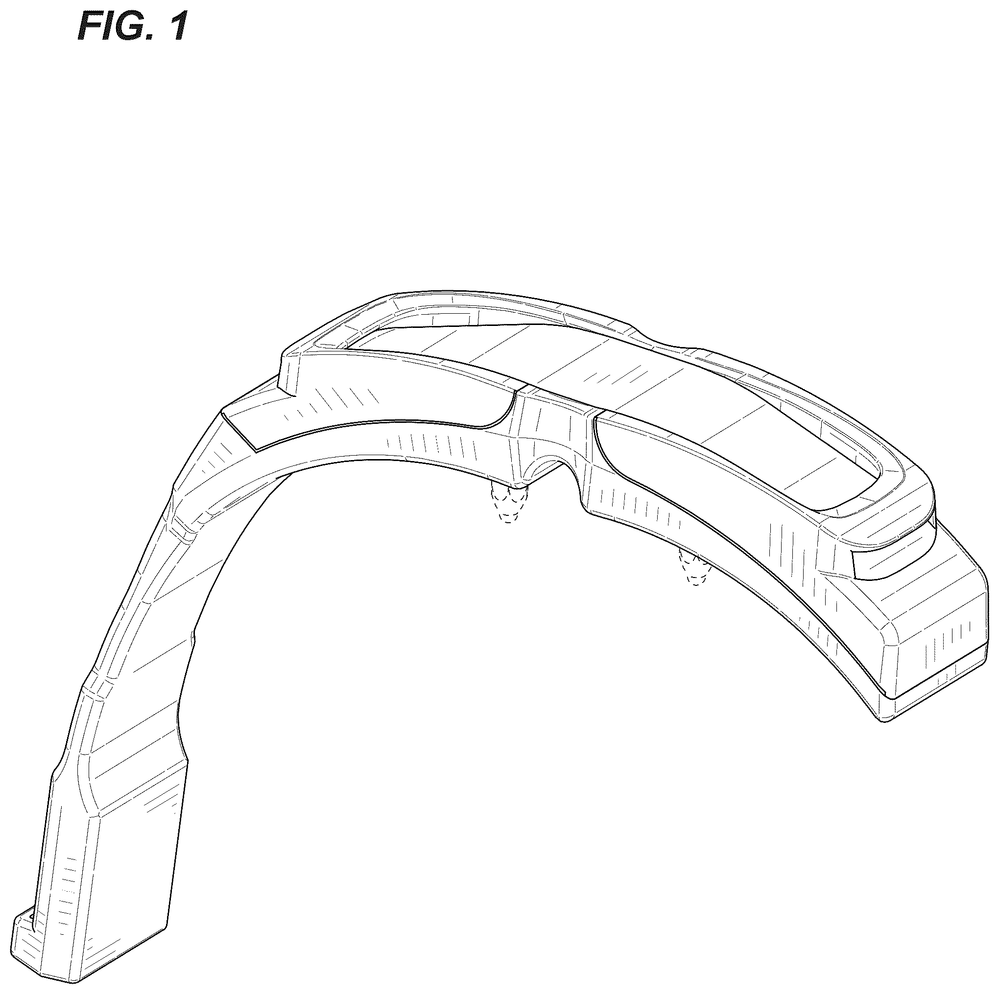 Patent USD1125731 Figure 1 – Collar device