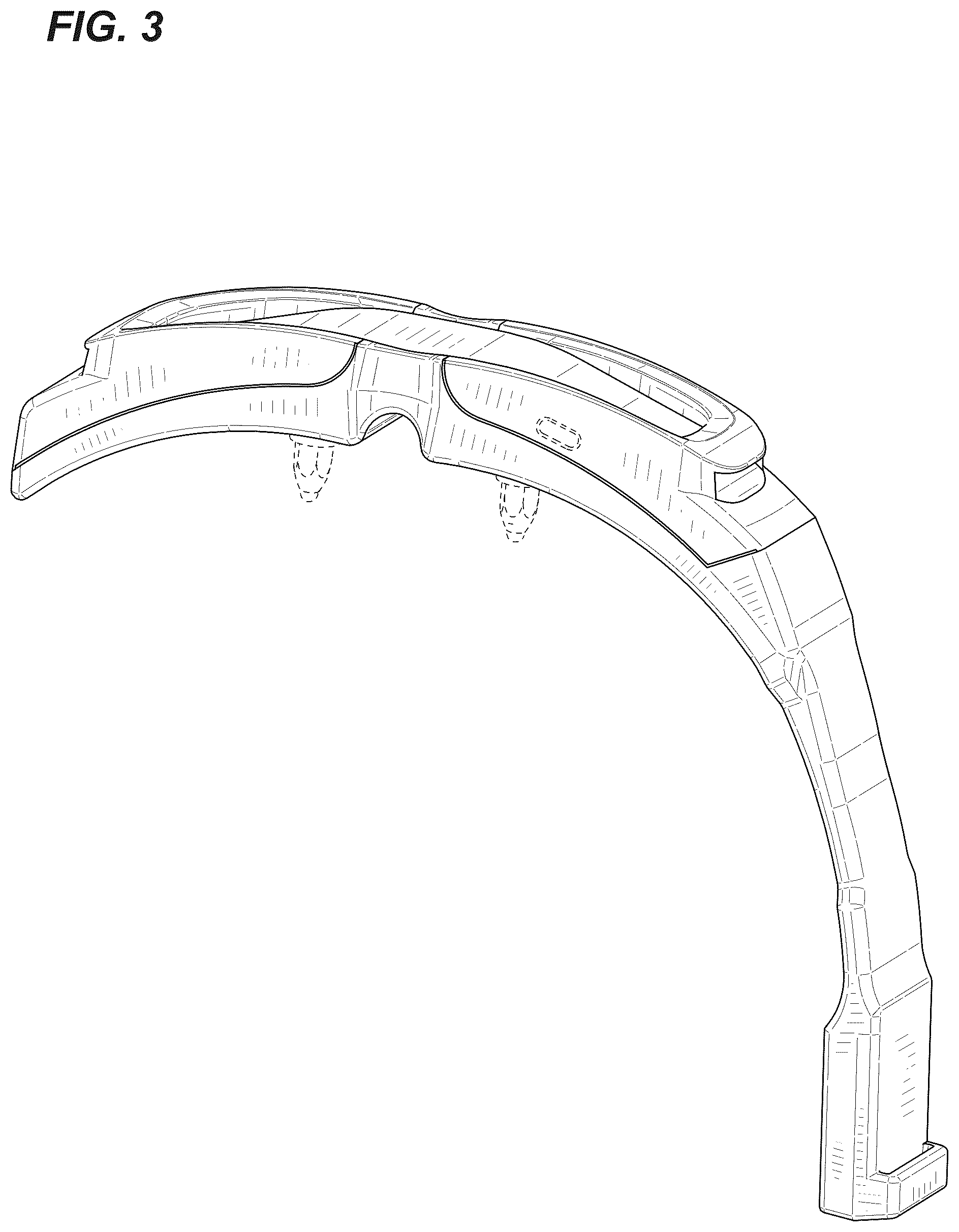 Patent USD1125731 Figure 3 – Collar device
