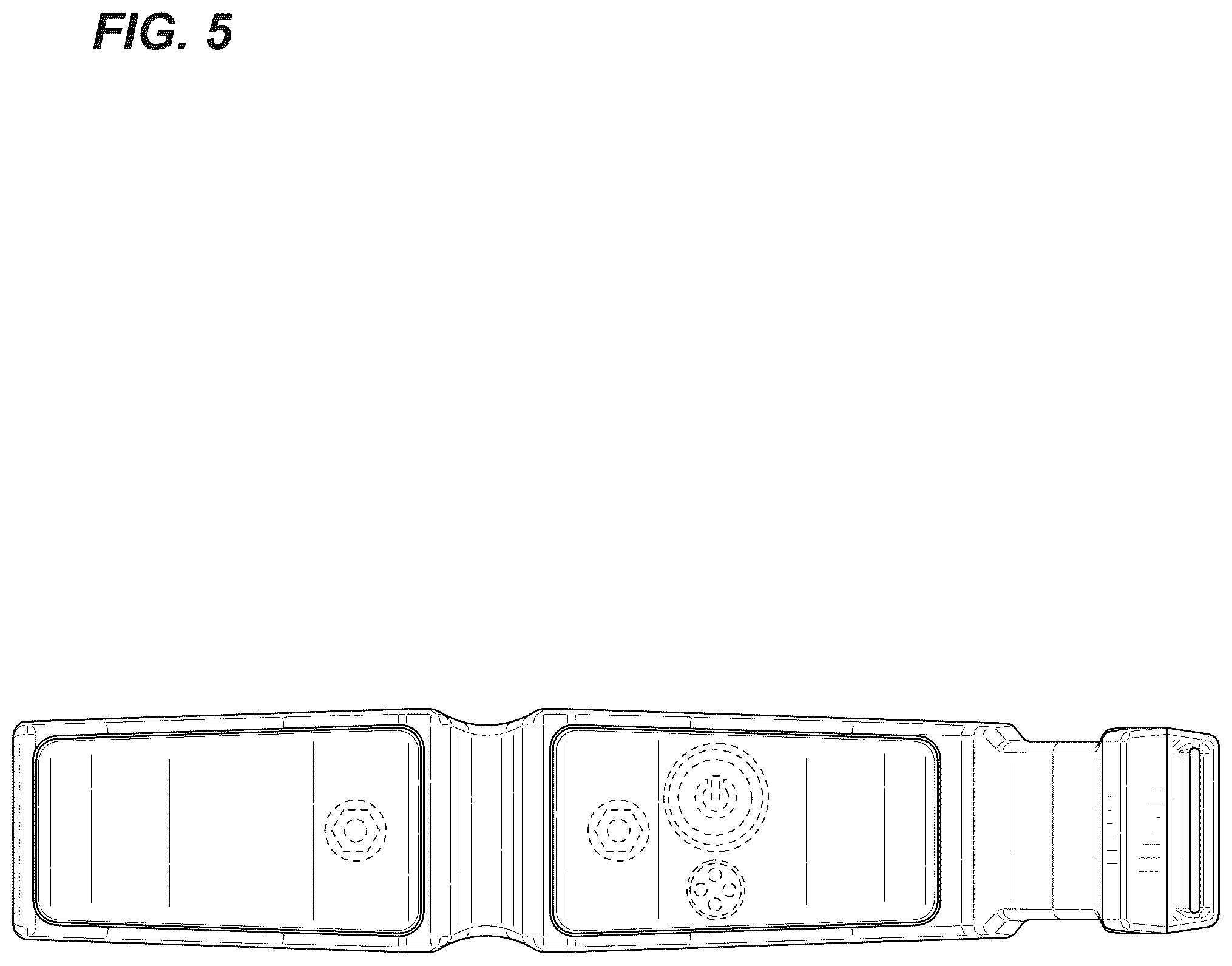 Patent USD1125731 Figure 5 – Collar device