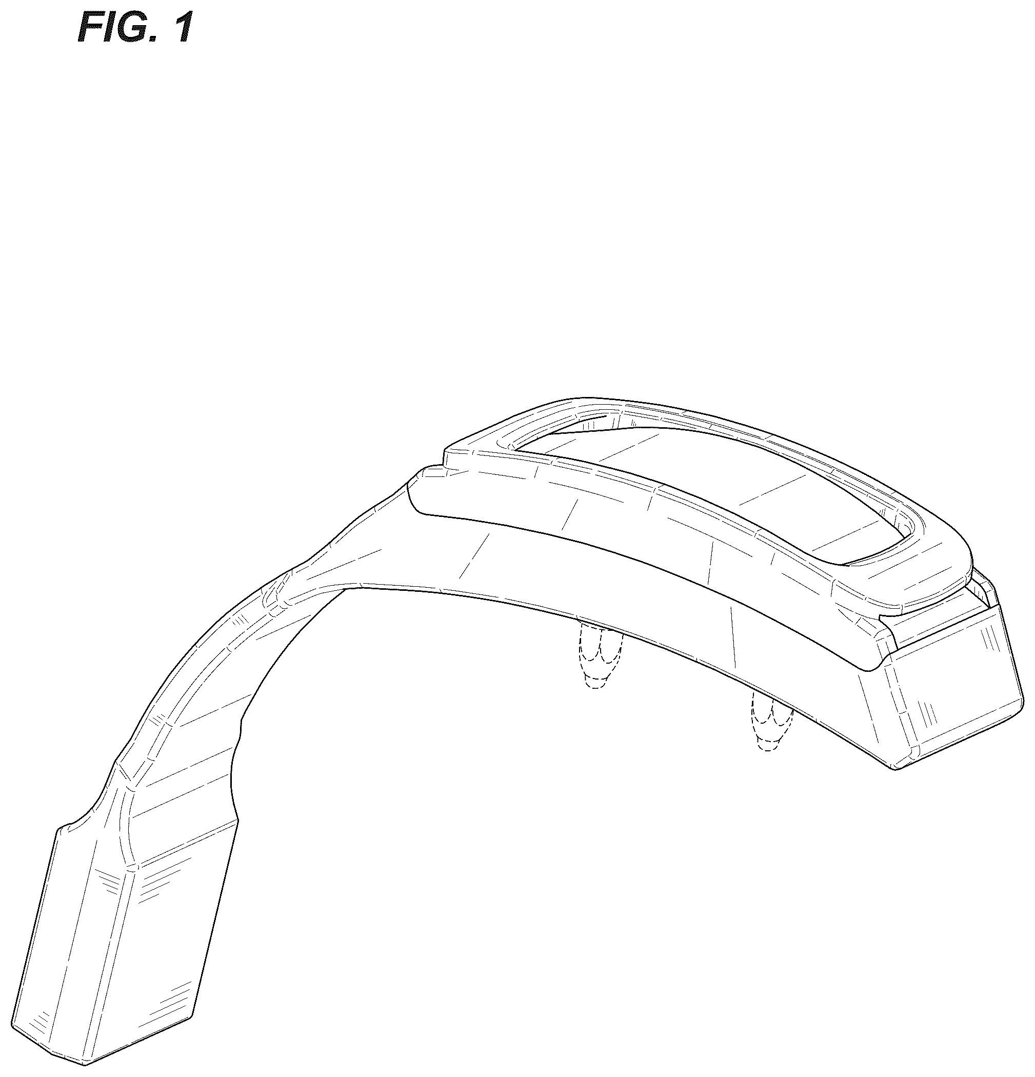 Patent USD1125732 Figure 1 – Collar device