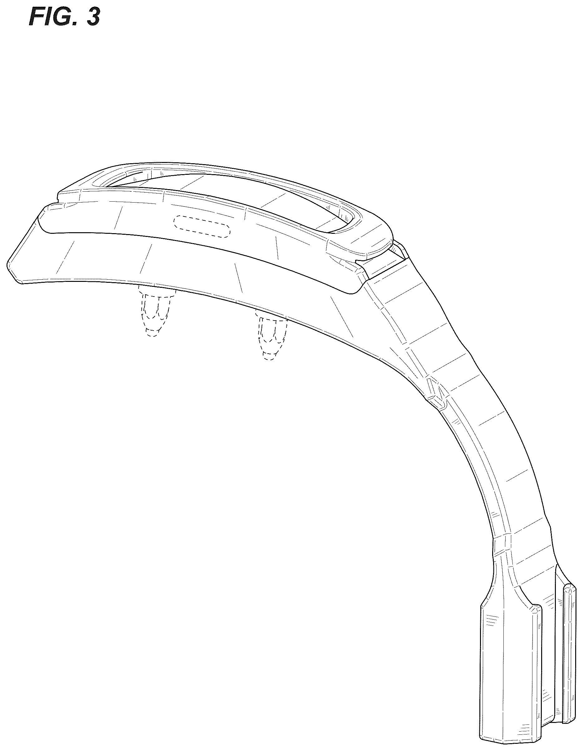 Patent USD1125732 Figure 3 – Collar device