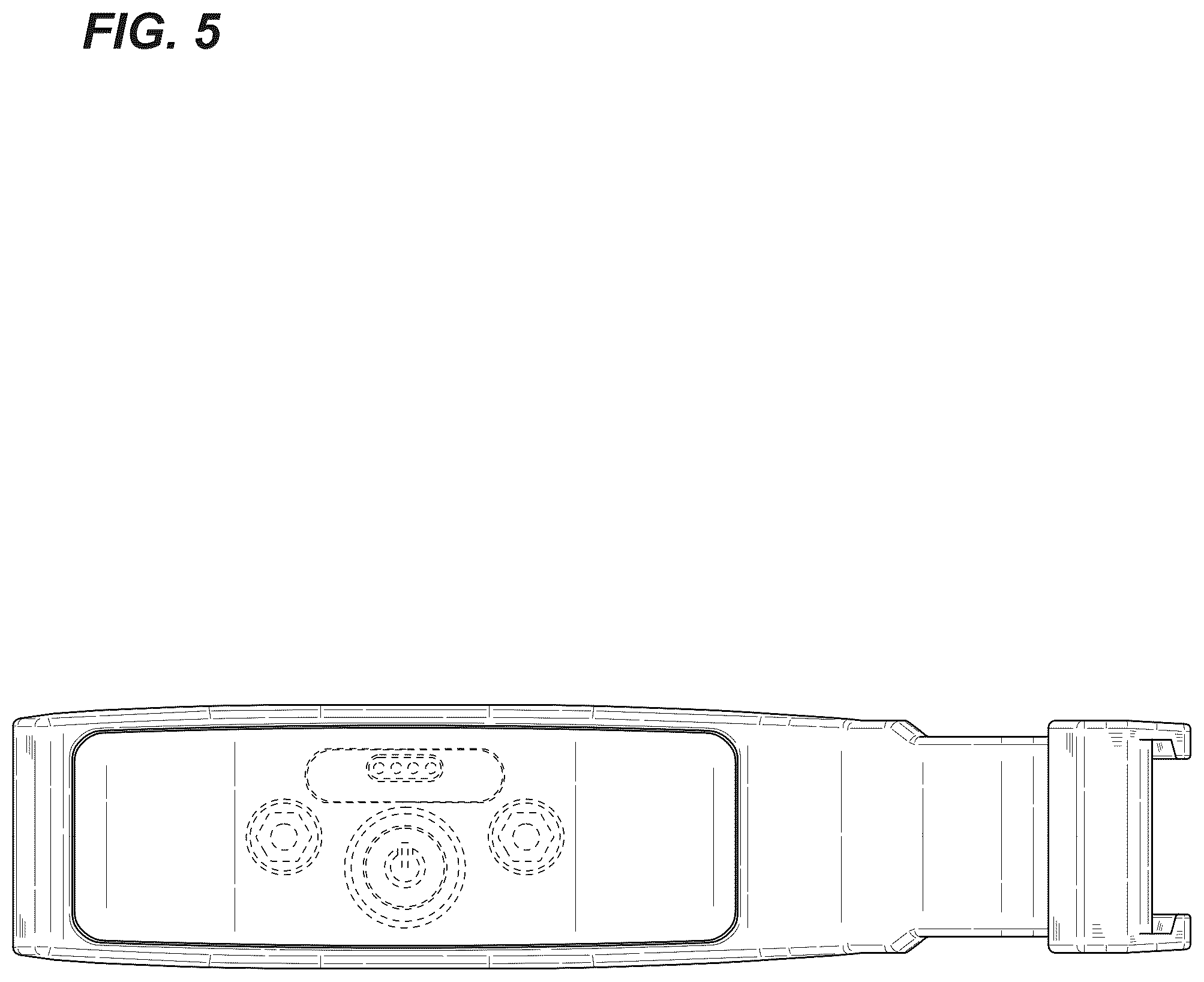 Patent USD1125732 Figure 5 – Collar device
