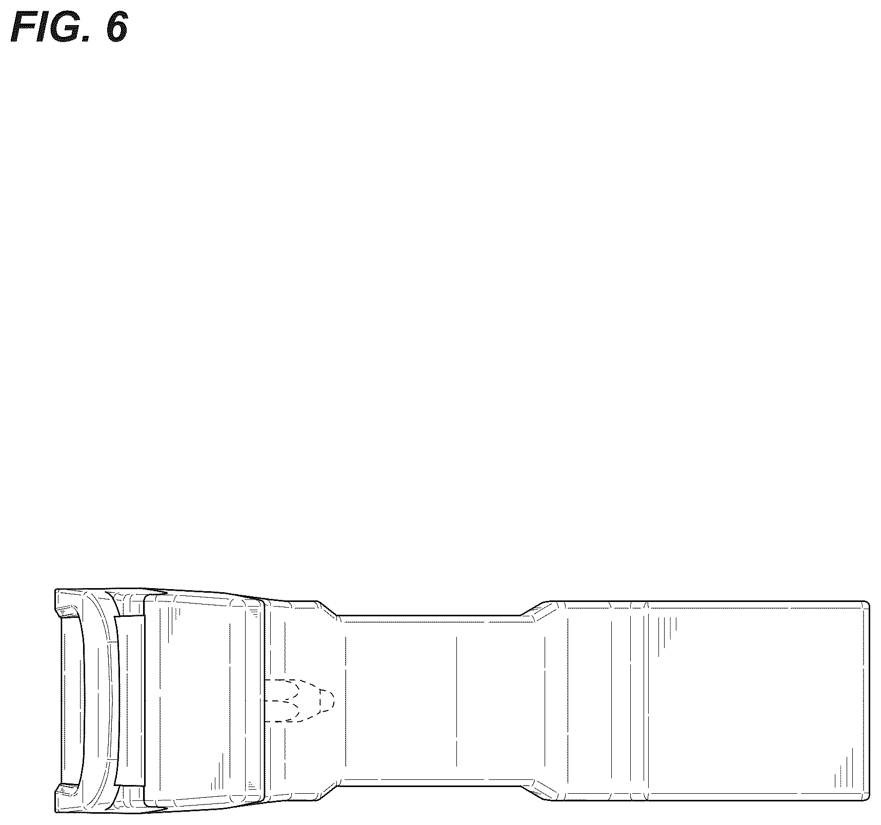 Patent USD1125732 Figure 6 – Collar device